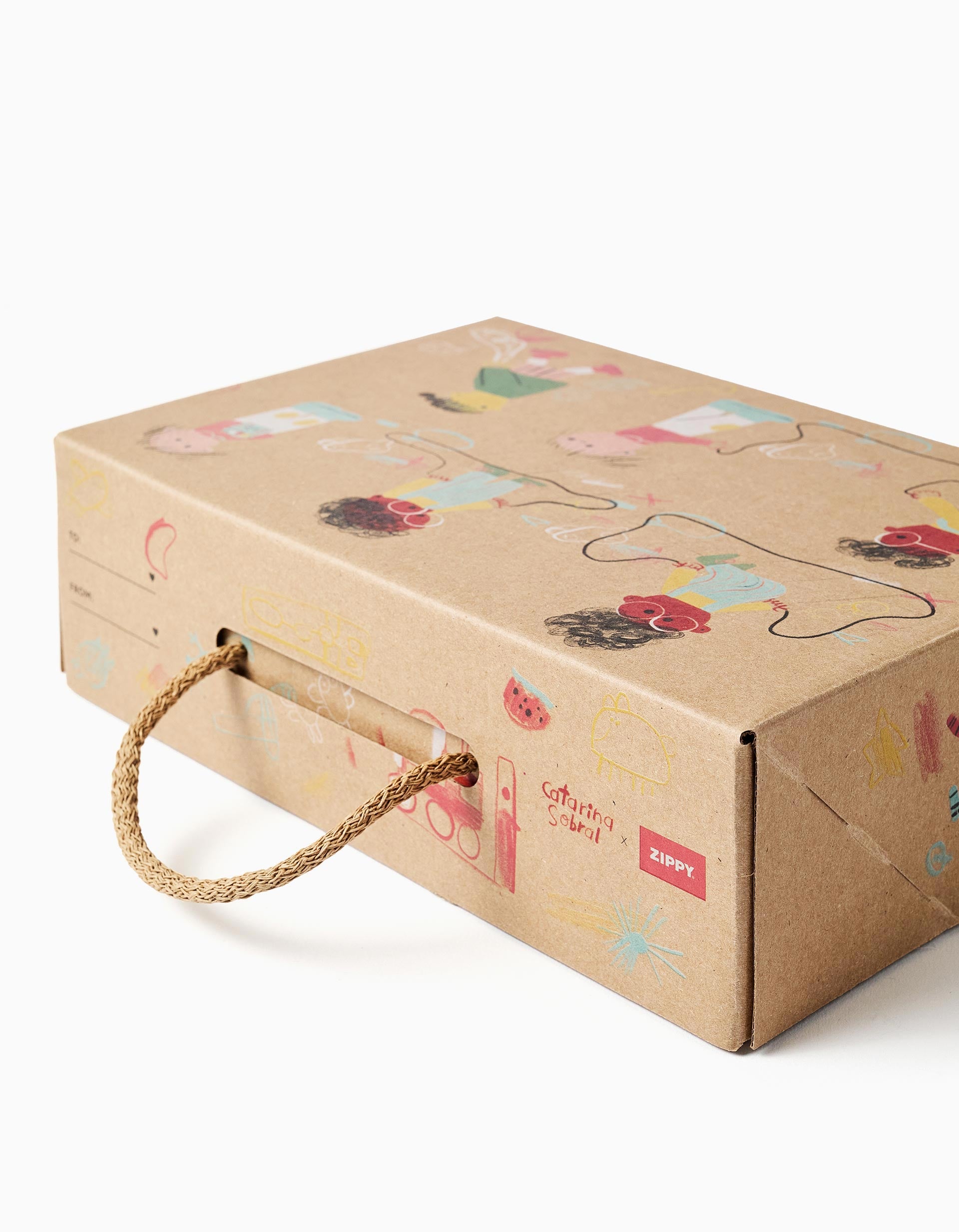 Caixa-presente pequena Zippy x Catarina Sobral