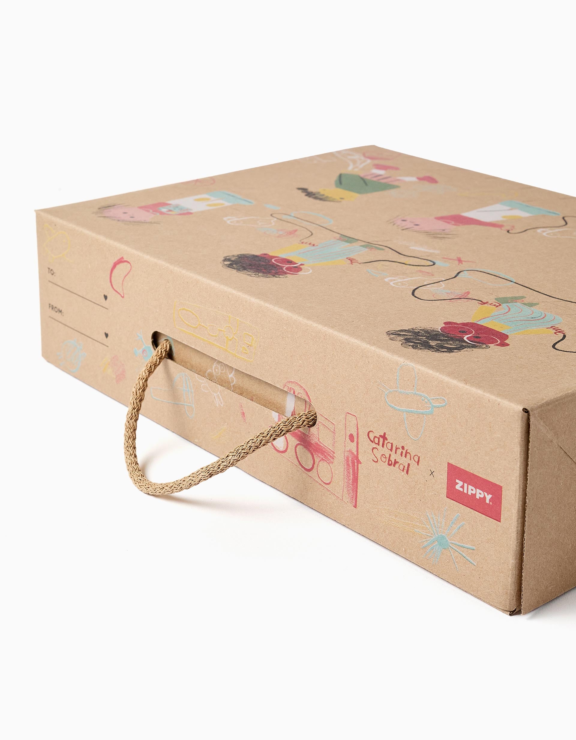 Caixa-presente grande Zippy x Catarina Sobral