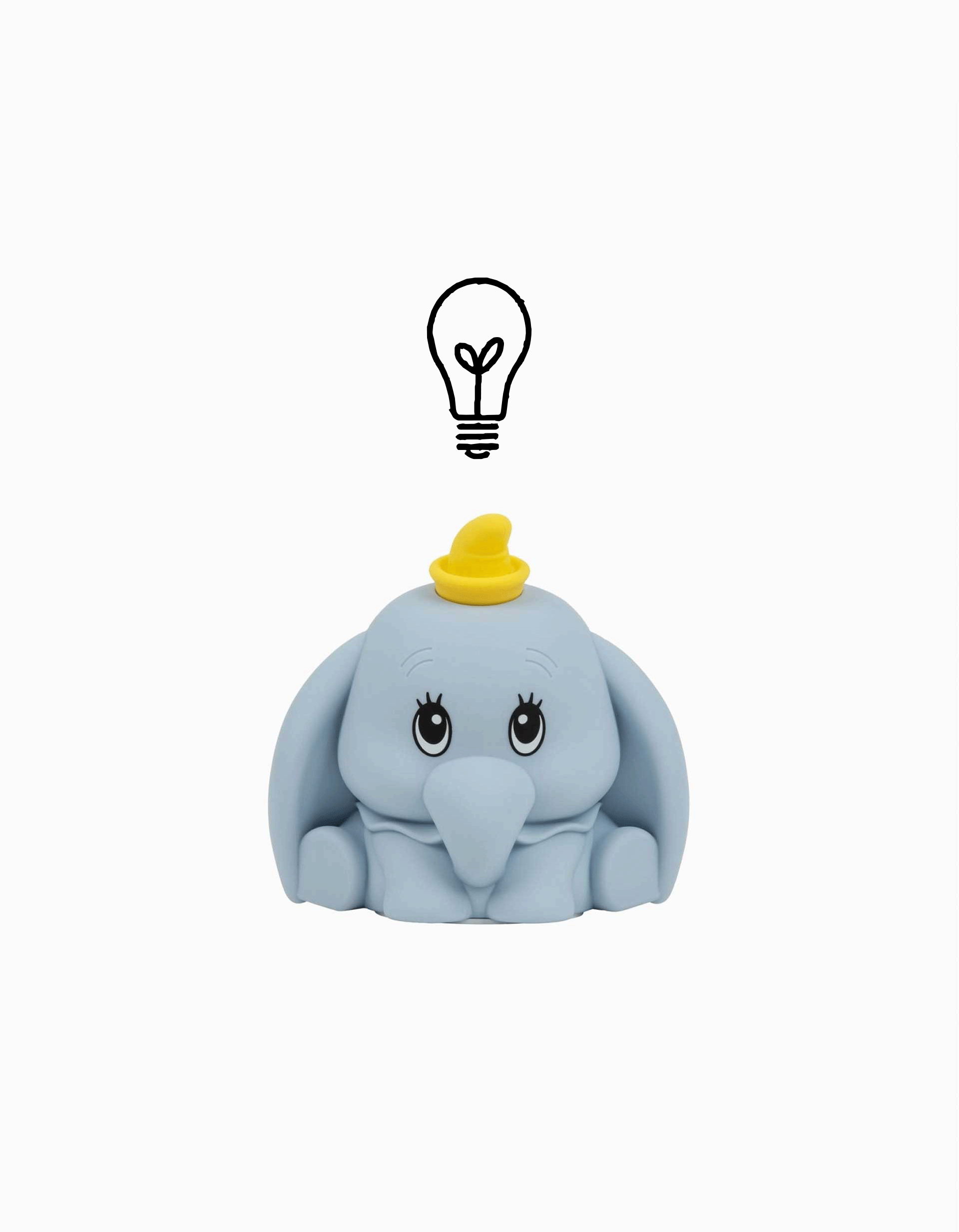Silicone night light Disney Dumbo Squishyglo for children