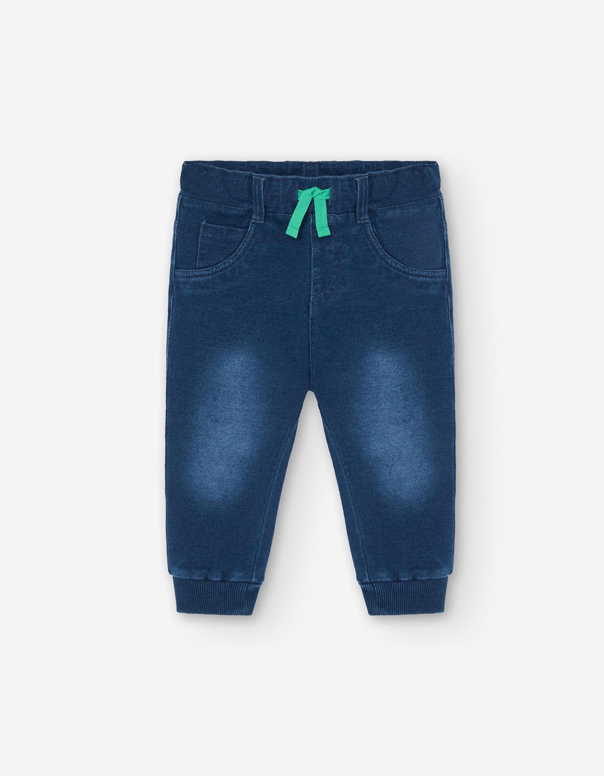 Jeggings de Ganga para Bebé Menino, Azul