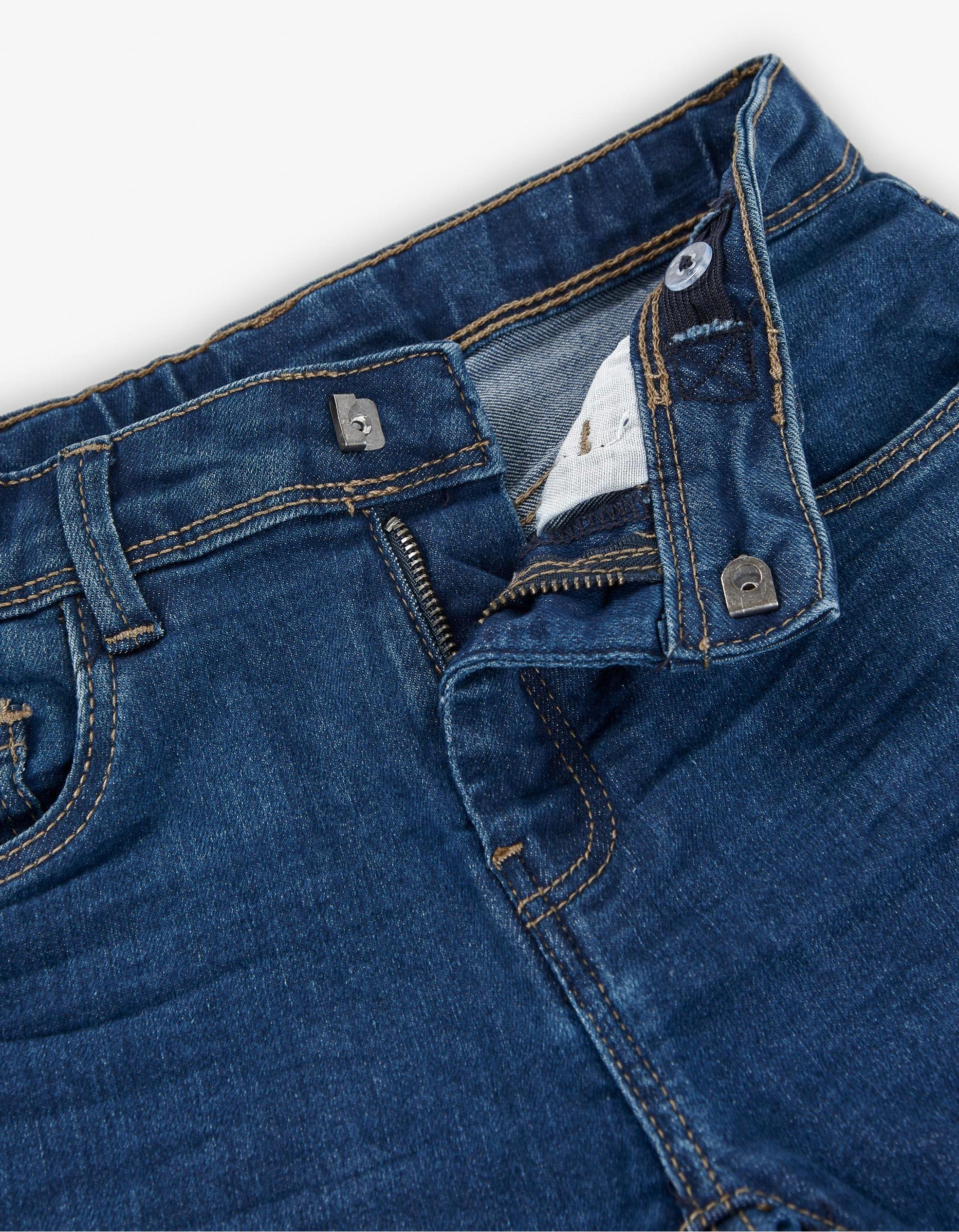 Slim fit denim trousers for boys, blue