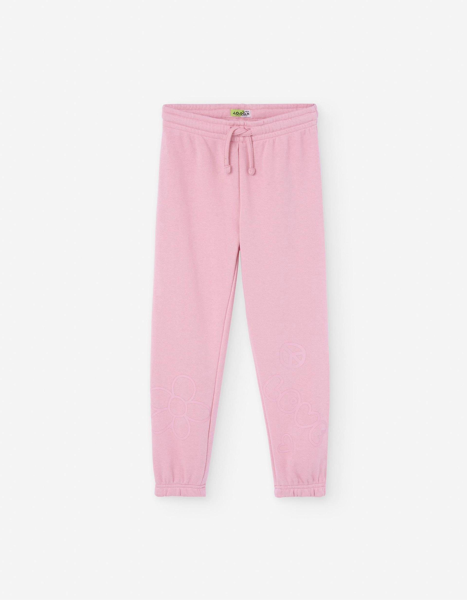 Calças Joggers para Menina, Rosa