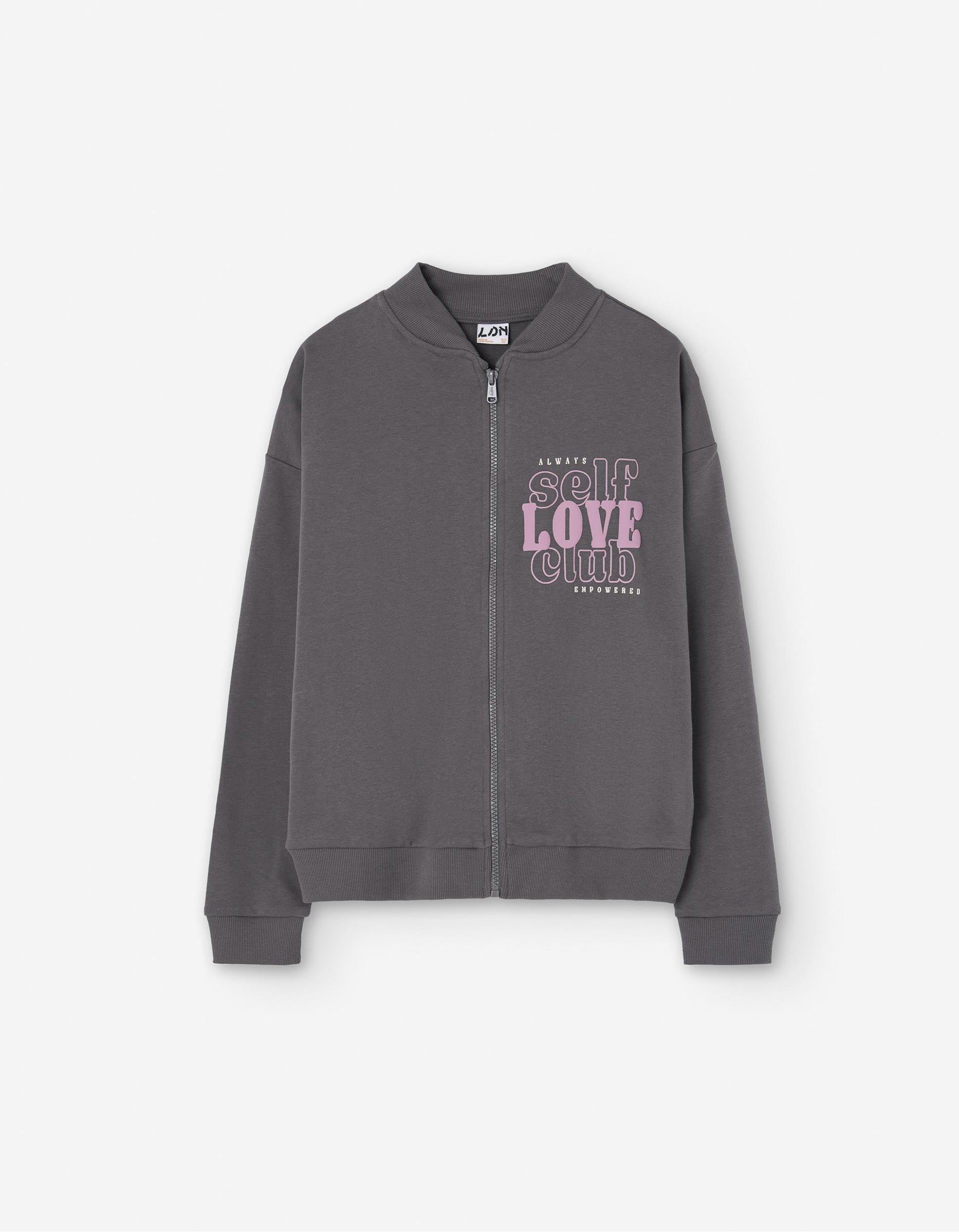 Casaco Bomber para Menina 'Self Love', Rosa