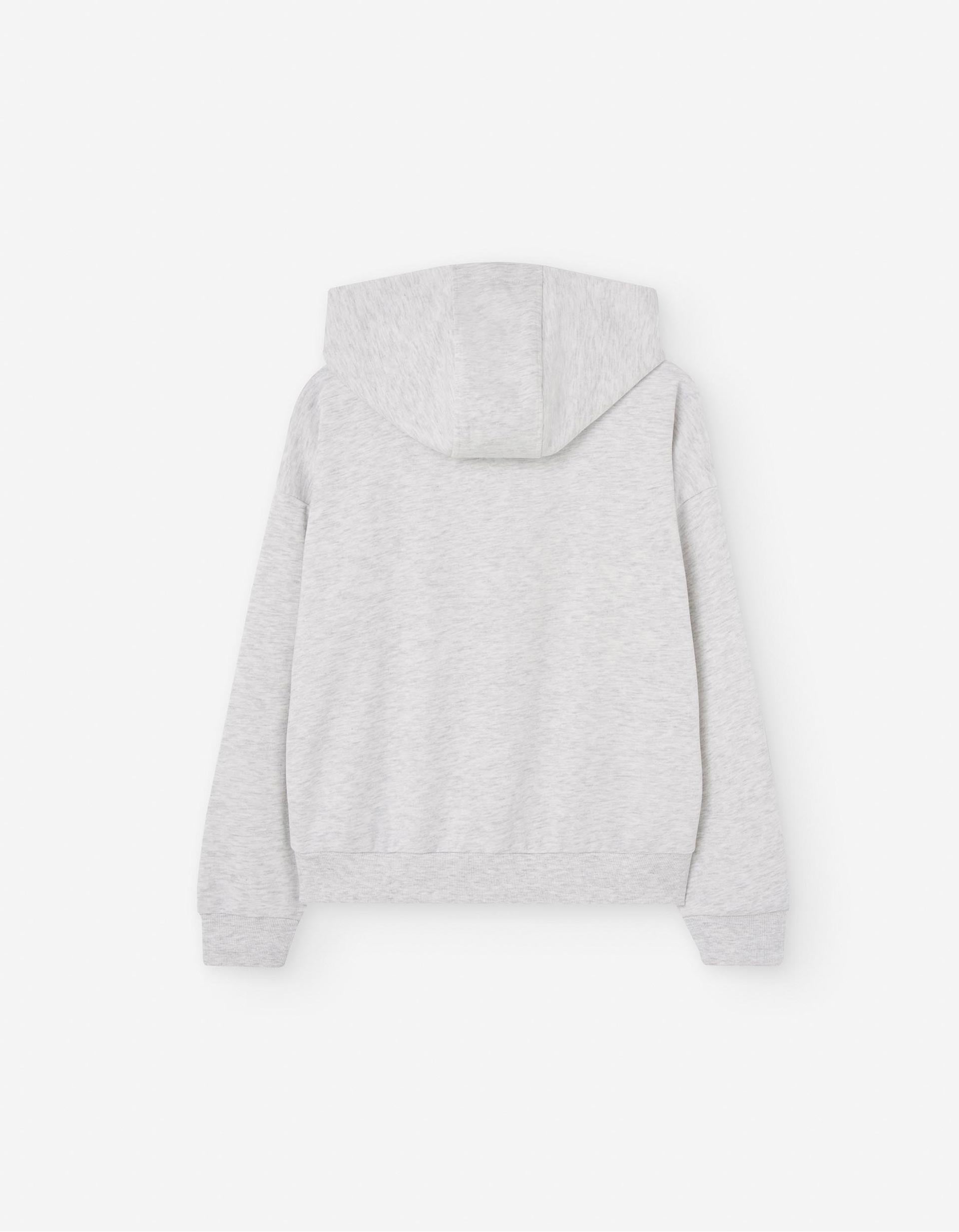 Sweat à Capuche pour Fille 'Now or Never', Gris