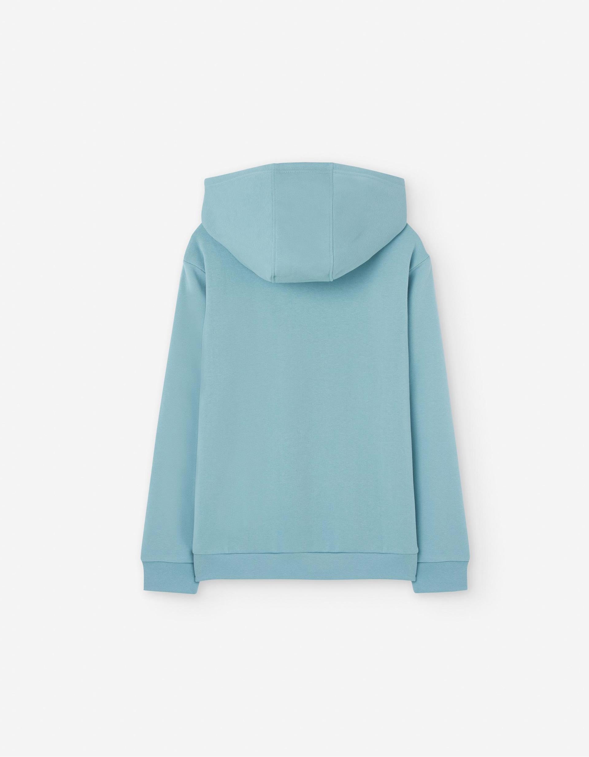 Sweat à Capuche pour Garçon 'Outside', Bleu