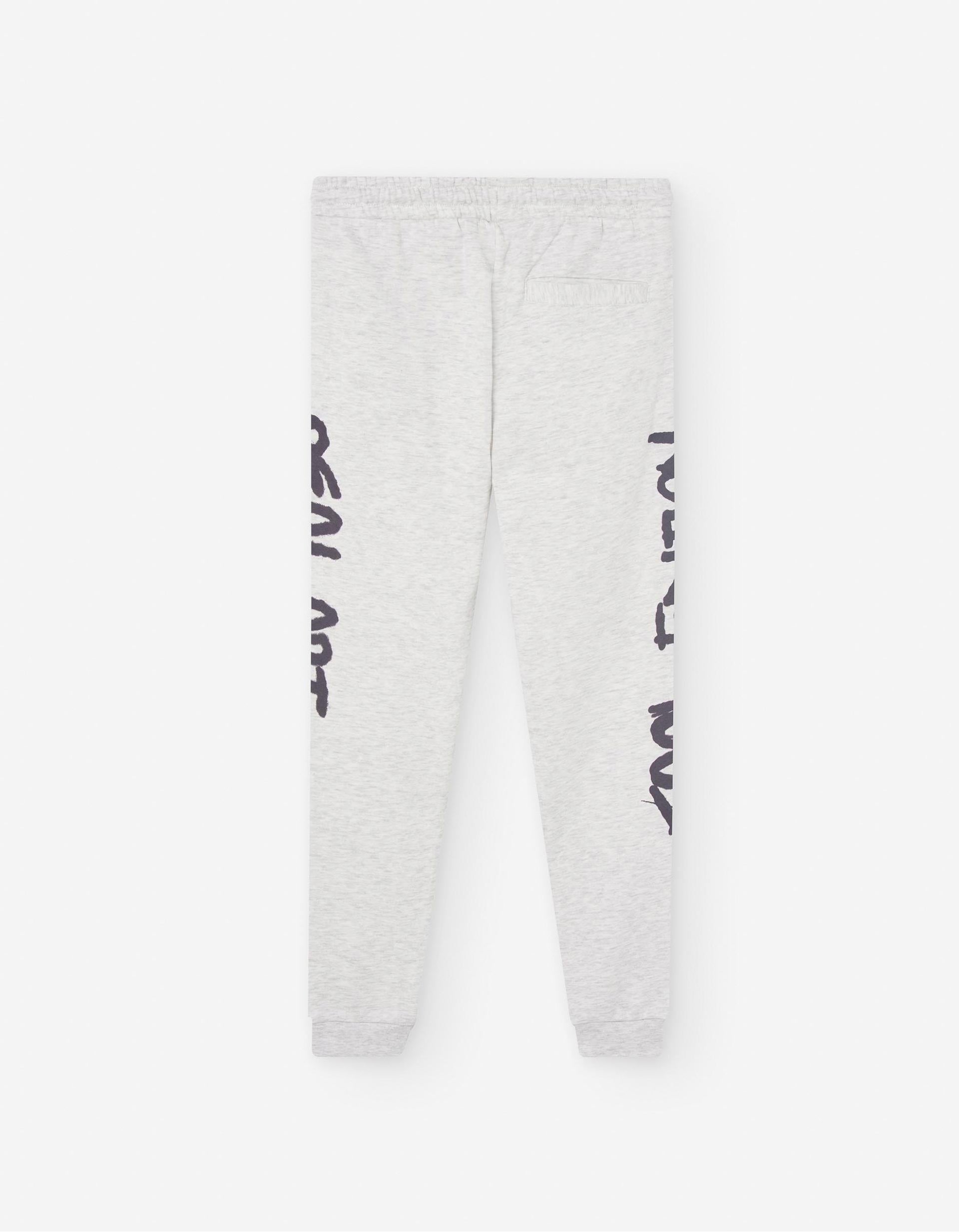 Calças Joggers com Estampados para Menino, Cinza