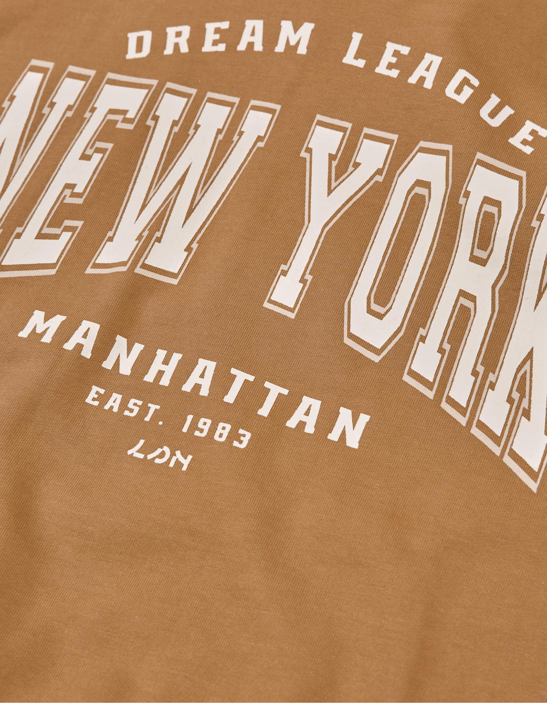 Sweat com Capuz para Menino 'New York', Laranja