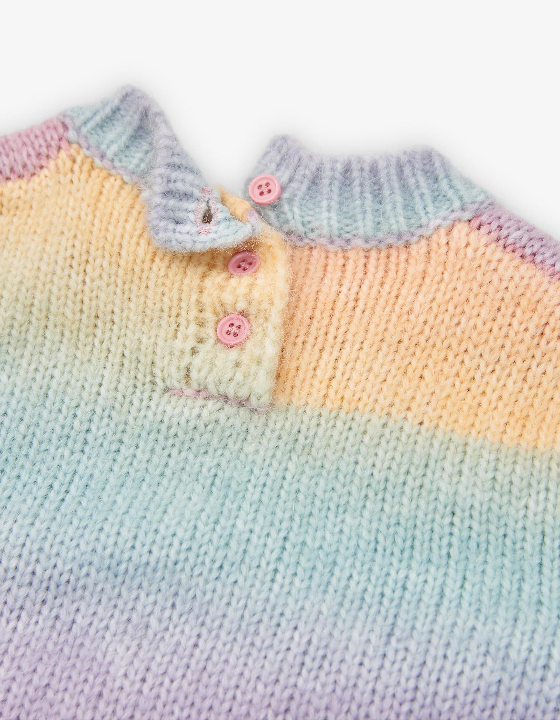 Pull en Dégradé pour Bébé Fille, Multicolore