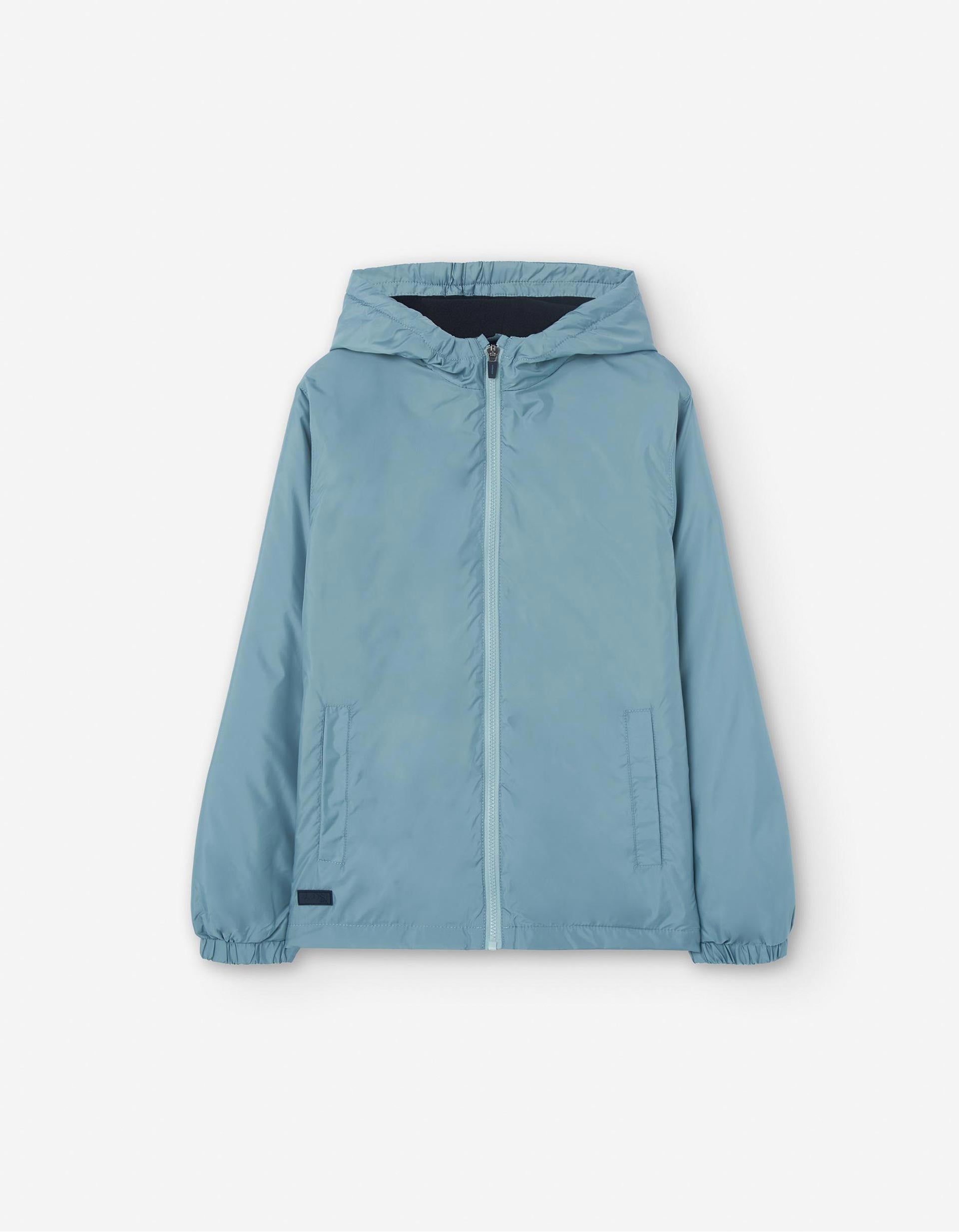 Parka Coupe-Vent avec Capuche pour Garçon, Bleu