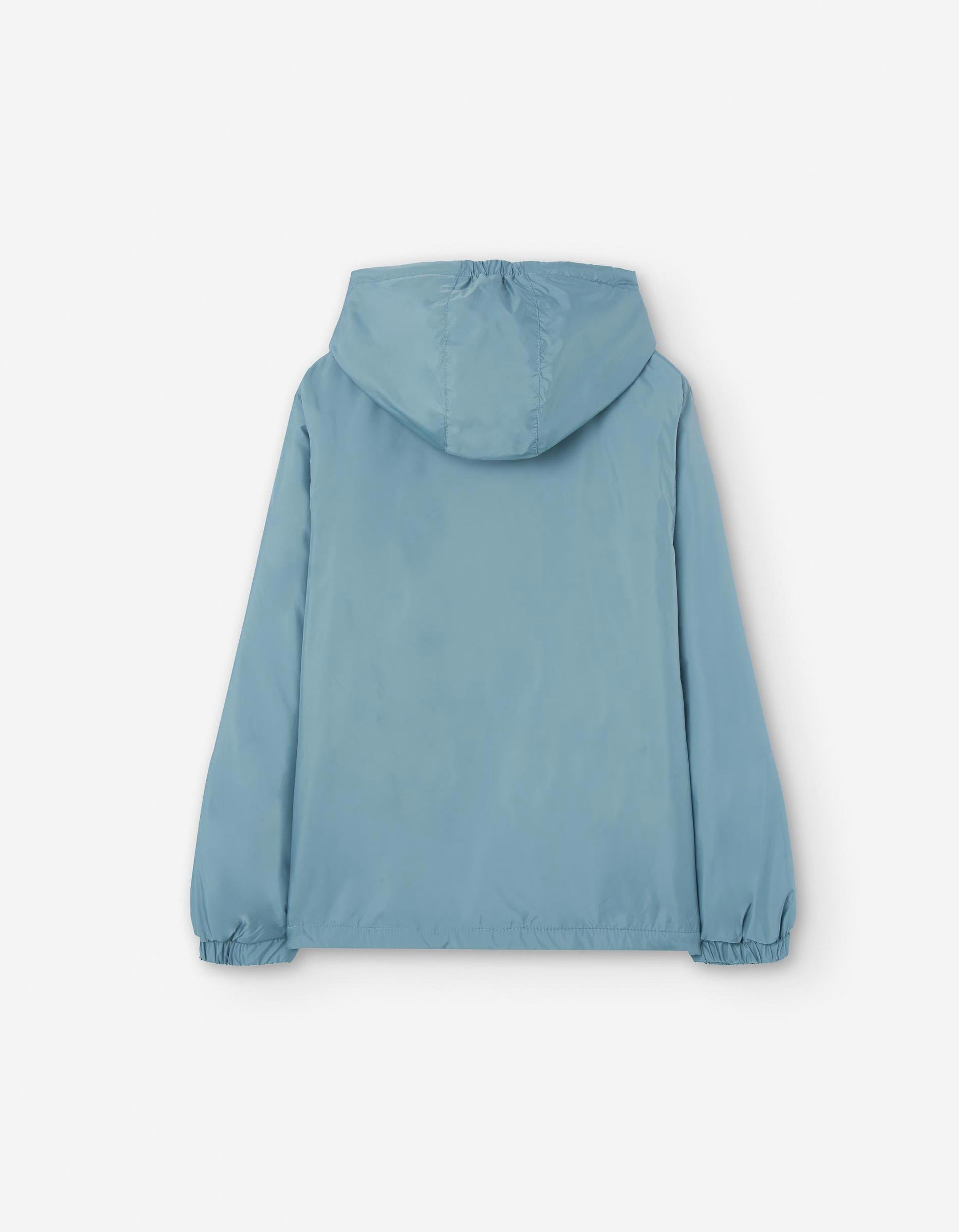 Parka Coupe-Vent avec Capuche pour Garçon, Bleu