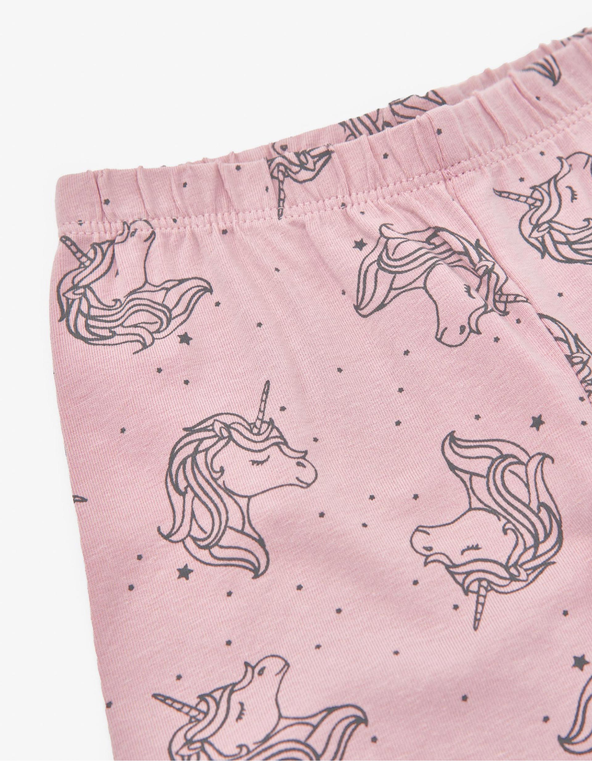 Leggings para Menina 'Unicórnio', Rosa