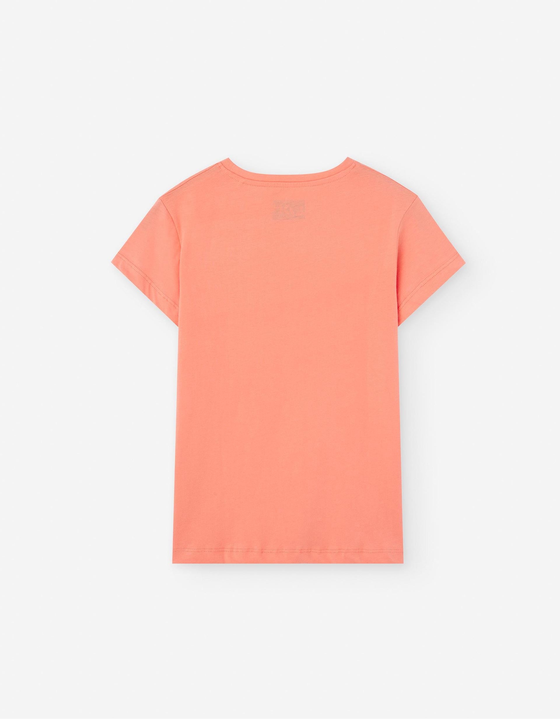 Camiseta para Niña 'Go Ahead', Coral