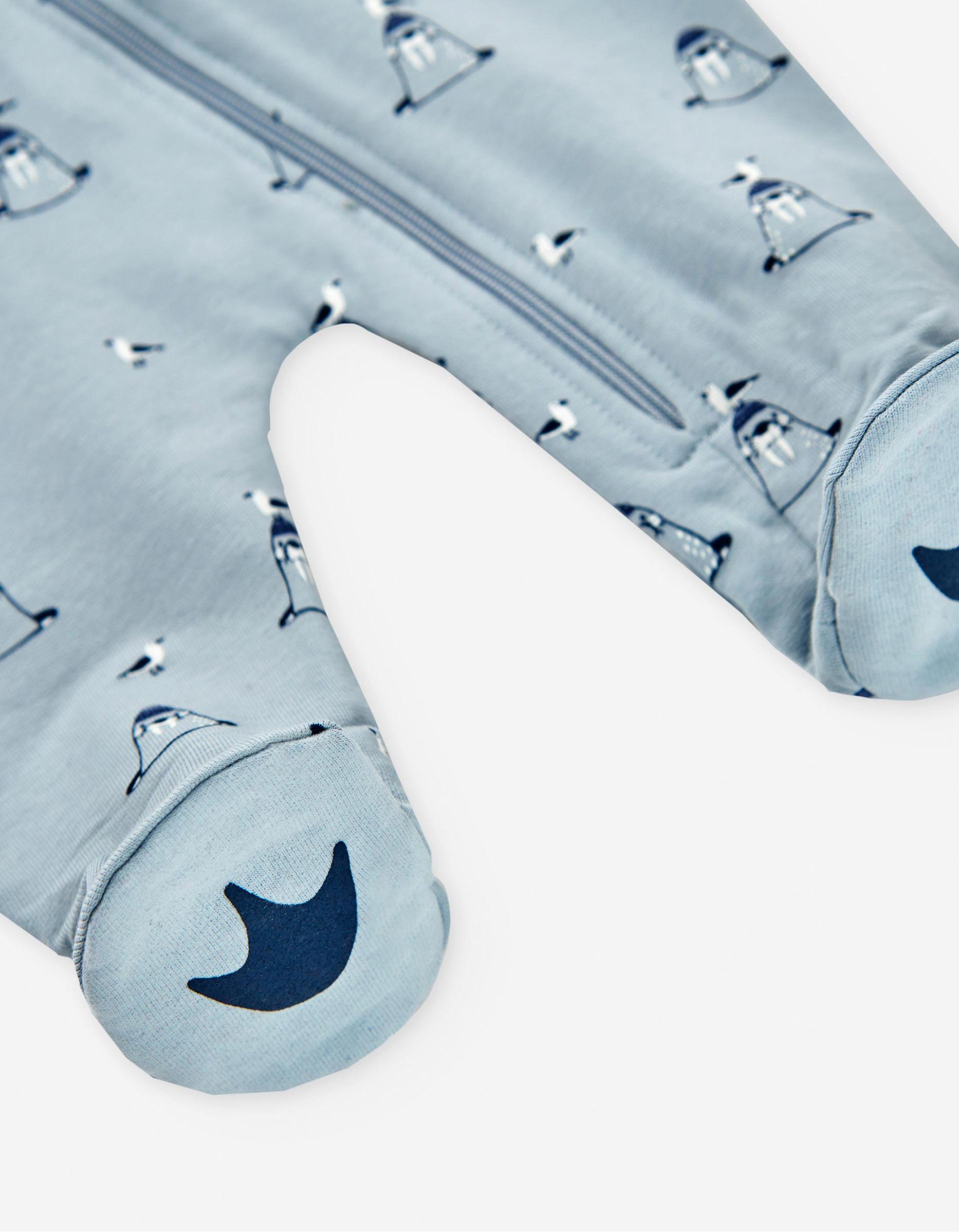 Babygrow com Motivo para Recém-Nascido 'Castor', Azul