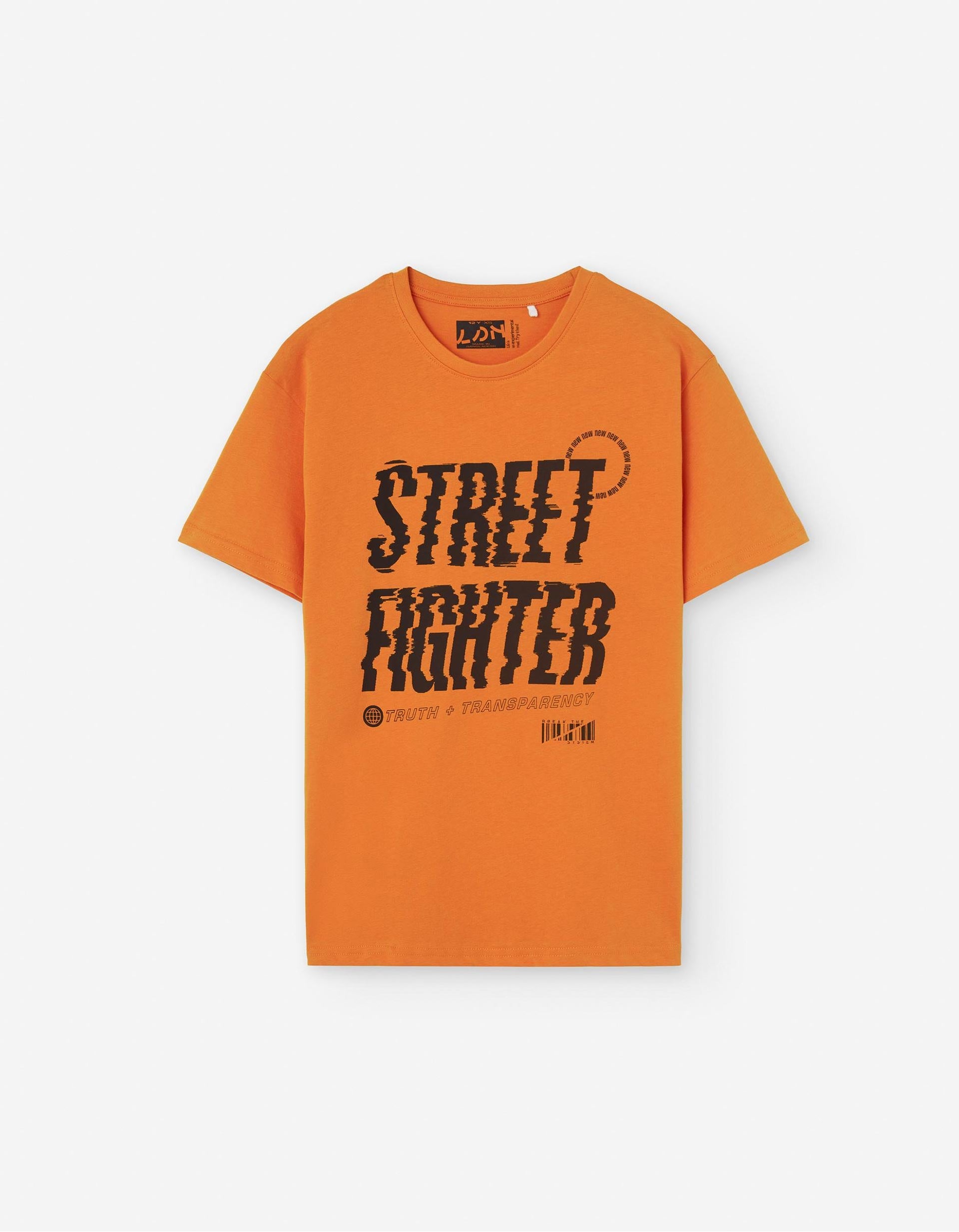 Camiseta para Niño 'Street Fighter', Naranja