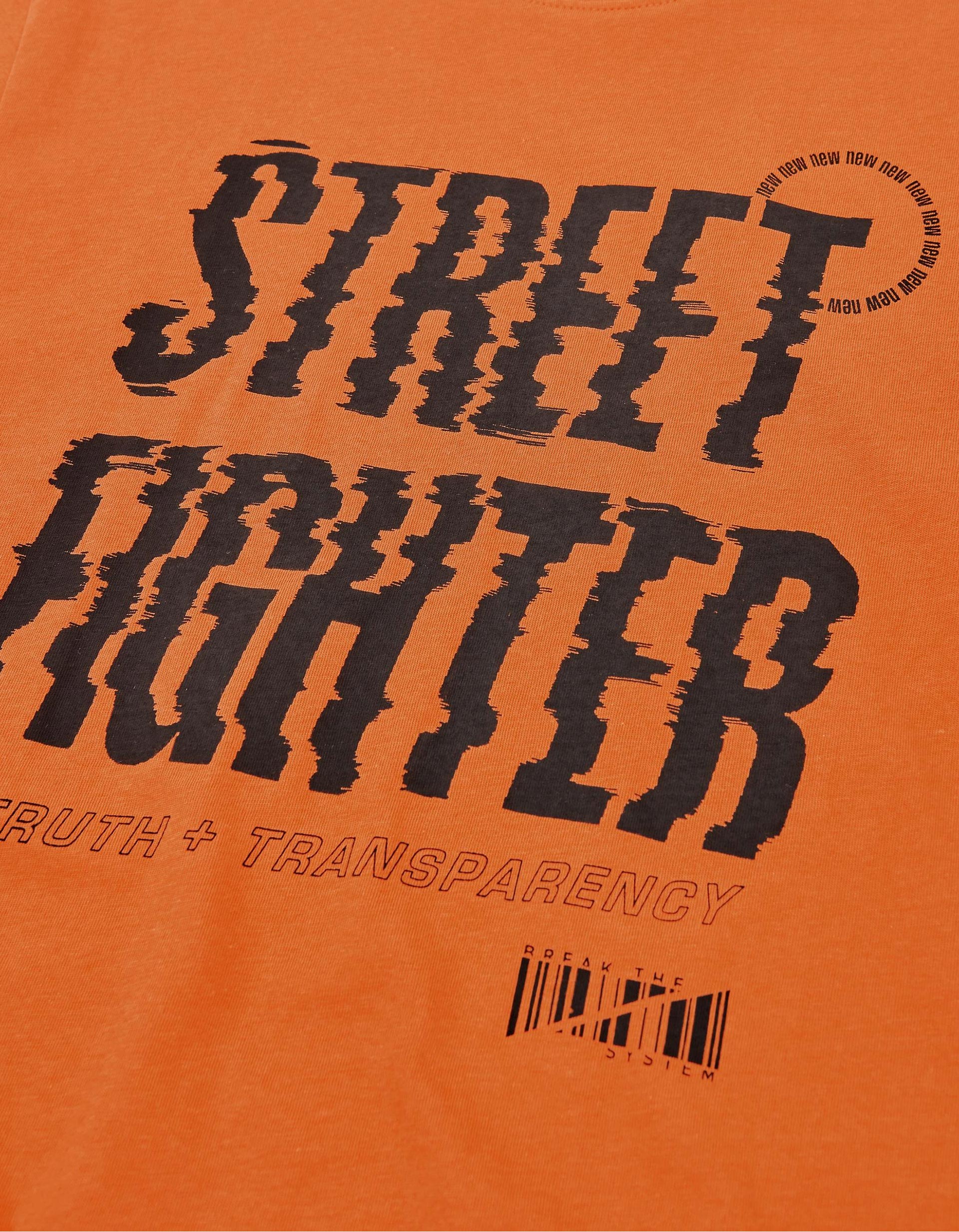 Camiseta para Niño 'Street Fighter', Naranja