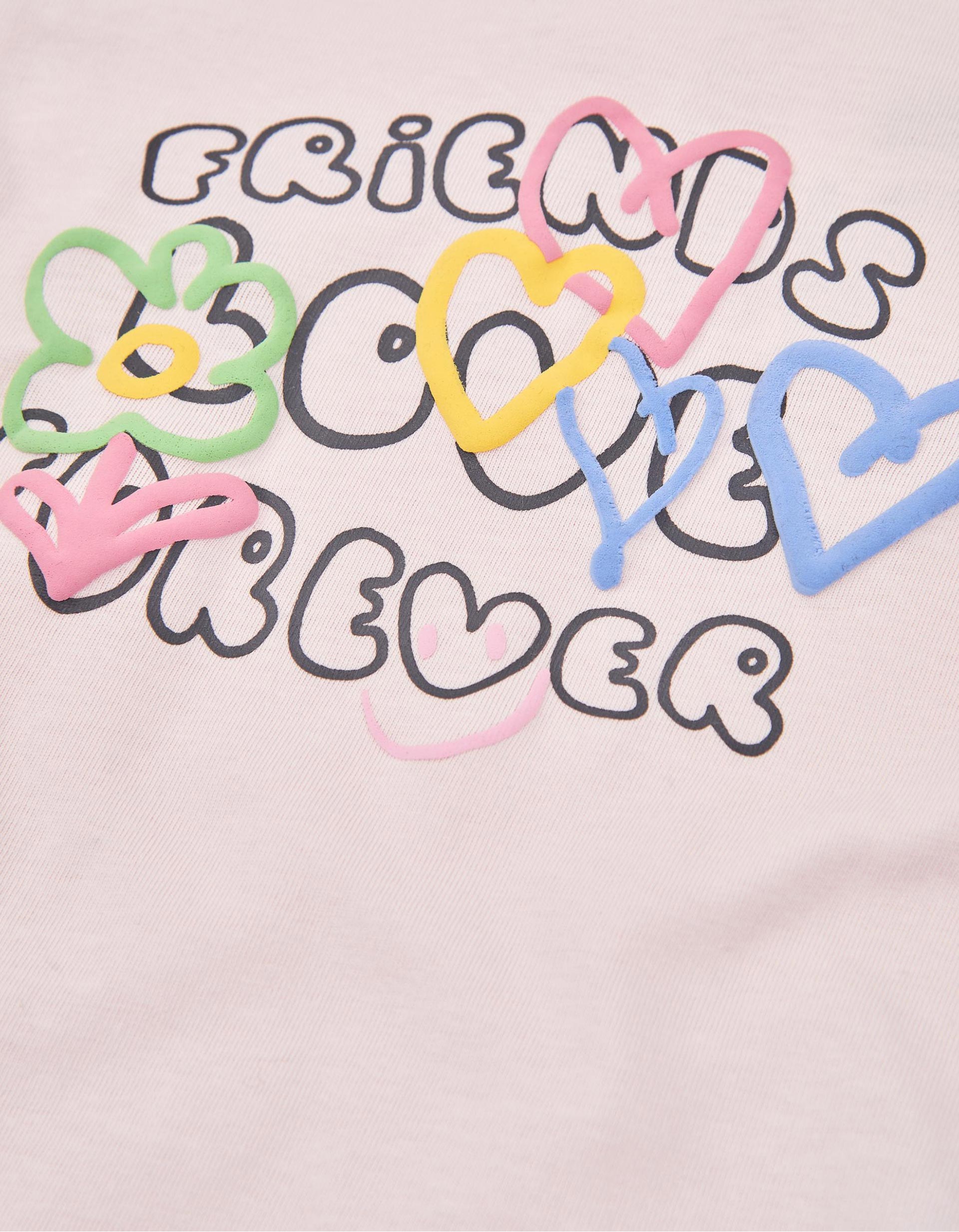 T-Shirt à Manches Longues pour Bébé Fille 'Forever', Rose