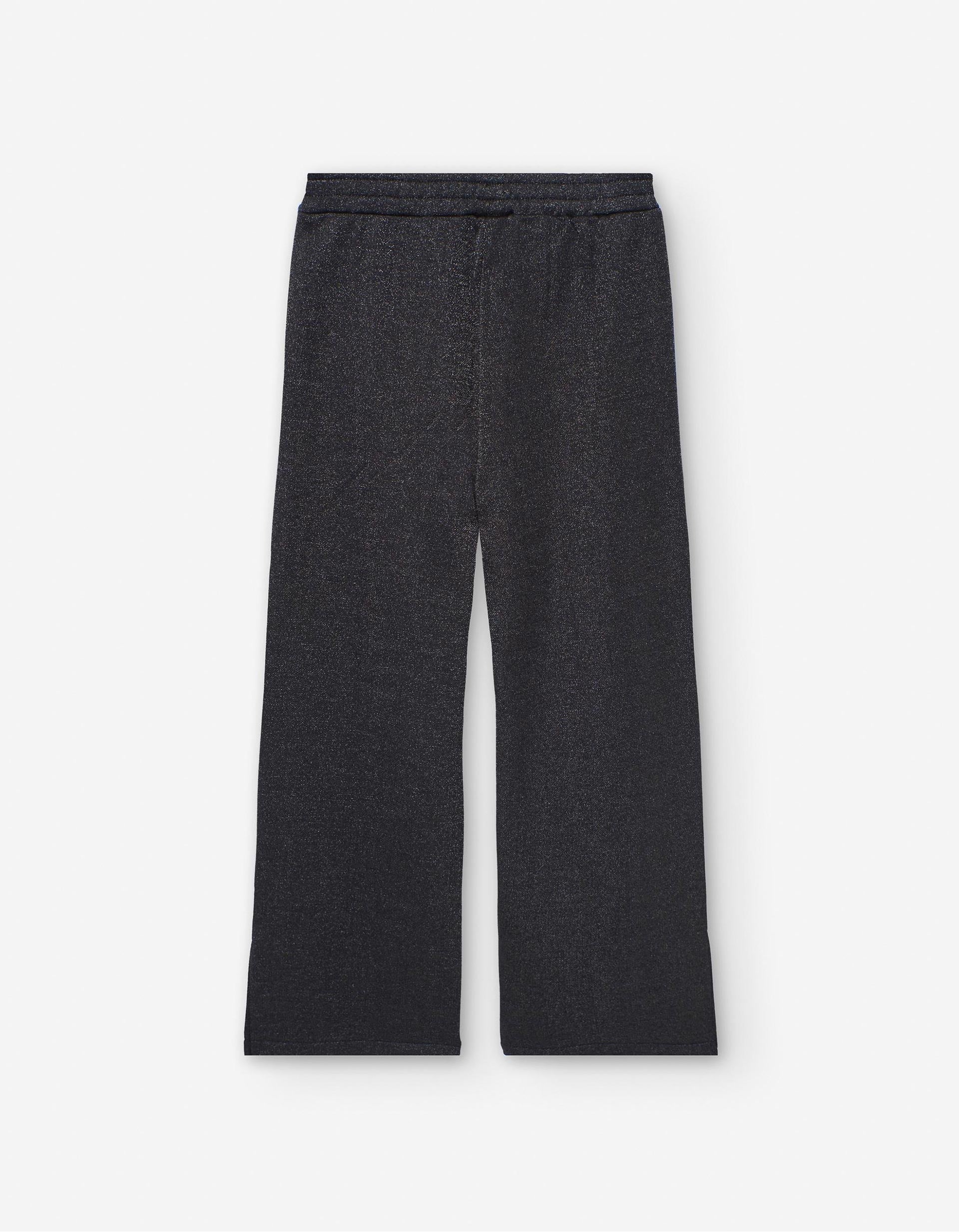 Pantalón Wide Leg con Pliegues para Niña, Gris Oscuro