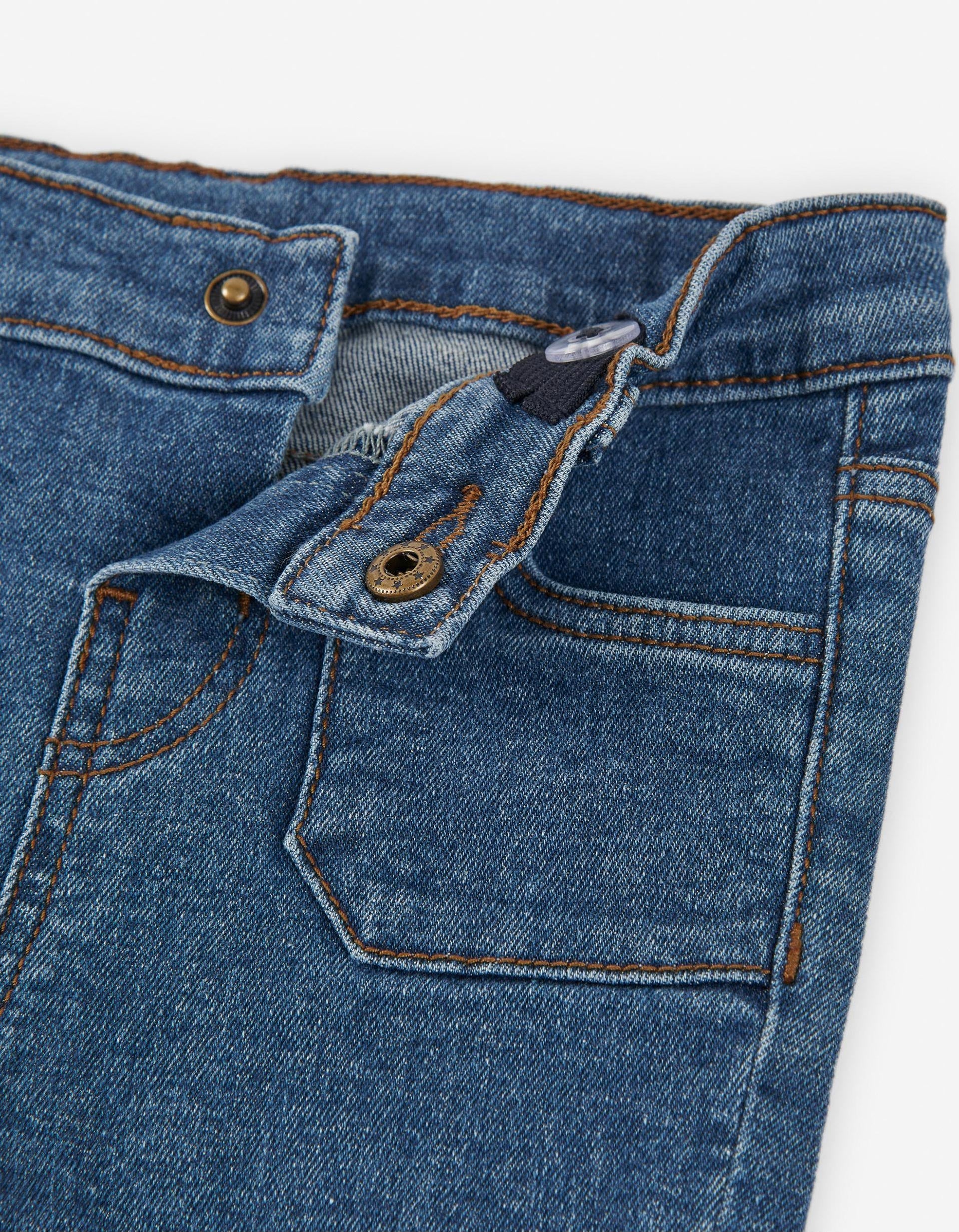 Pantalon de Jean pour Bébé Fille 'Flare', Bleu