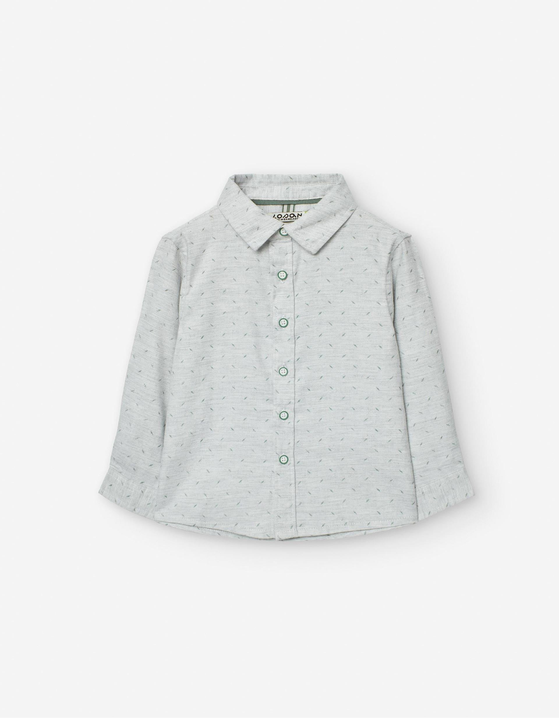 Camisa con Estampado para Bebé Niño, Gris