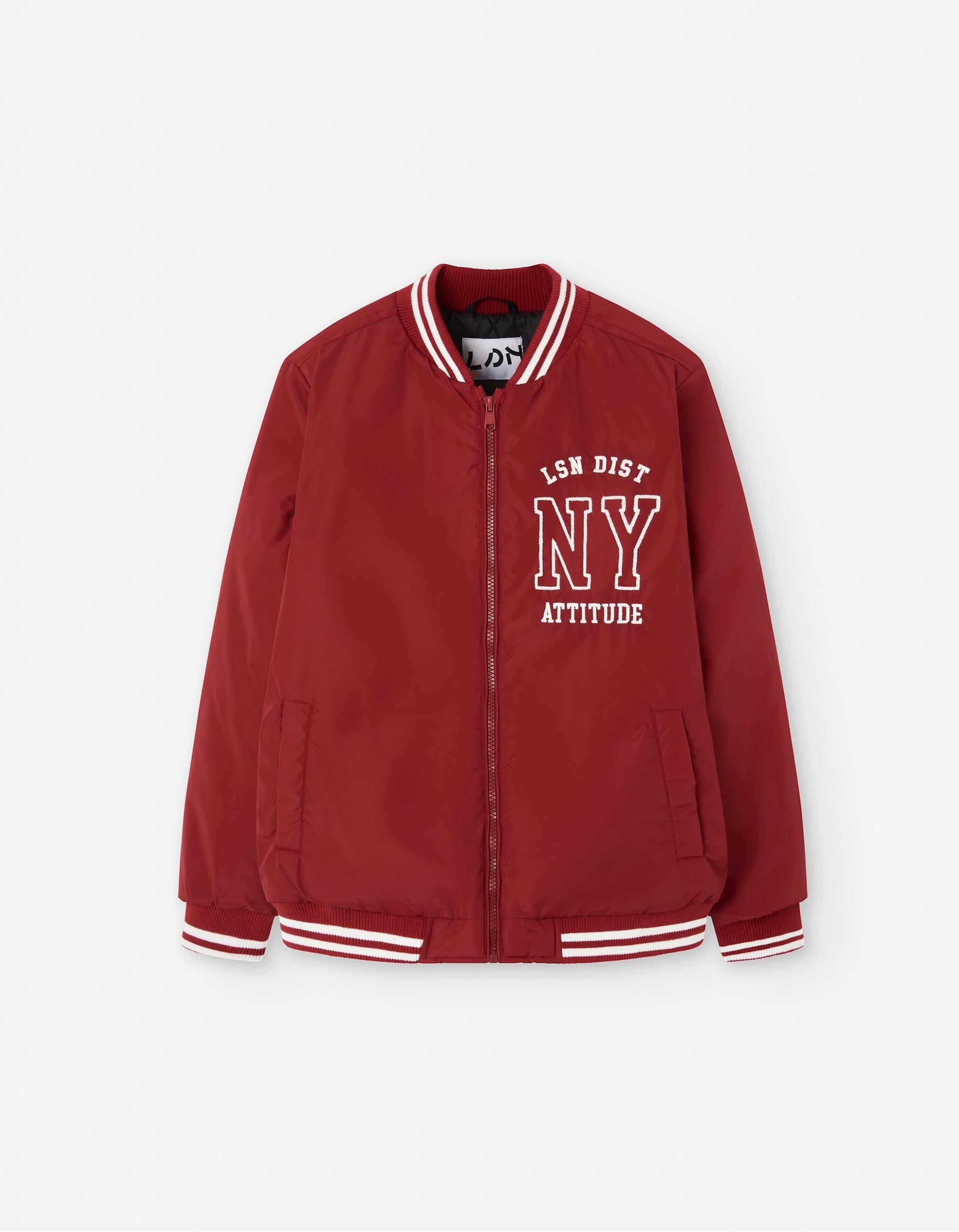 Blouson Bomber pour Garçon 'NY', Rouge