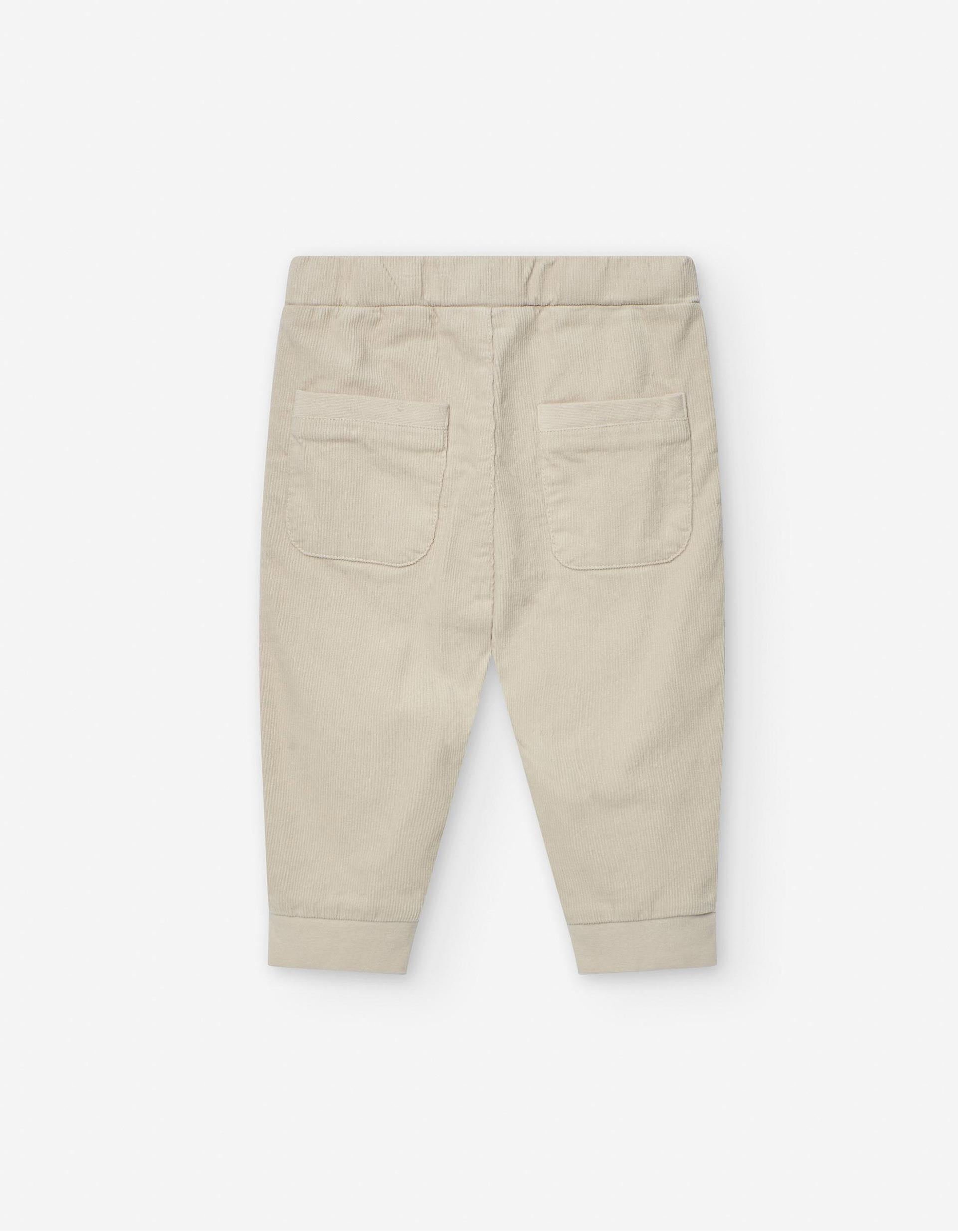 Pantalon en Velours Côtelé pour Bébé Garçon, Beige