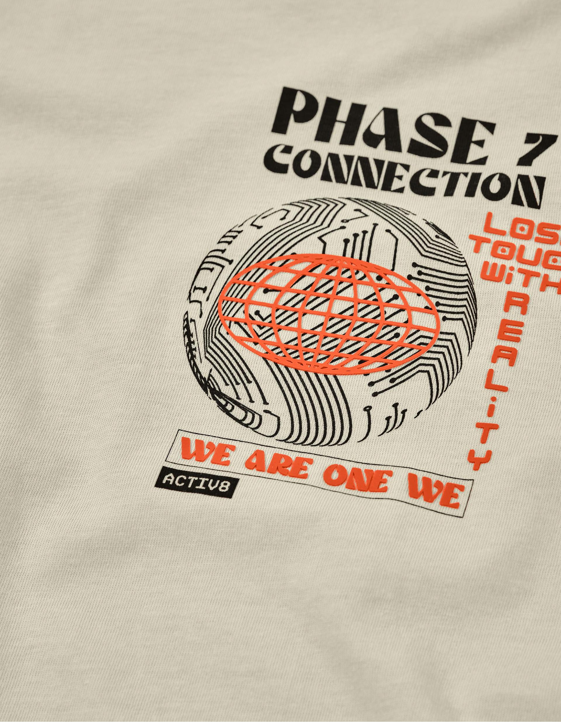 Camiseta de Manga Larga para Niño 'Phase 7', Beige