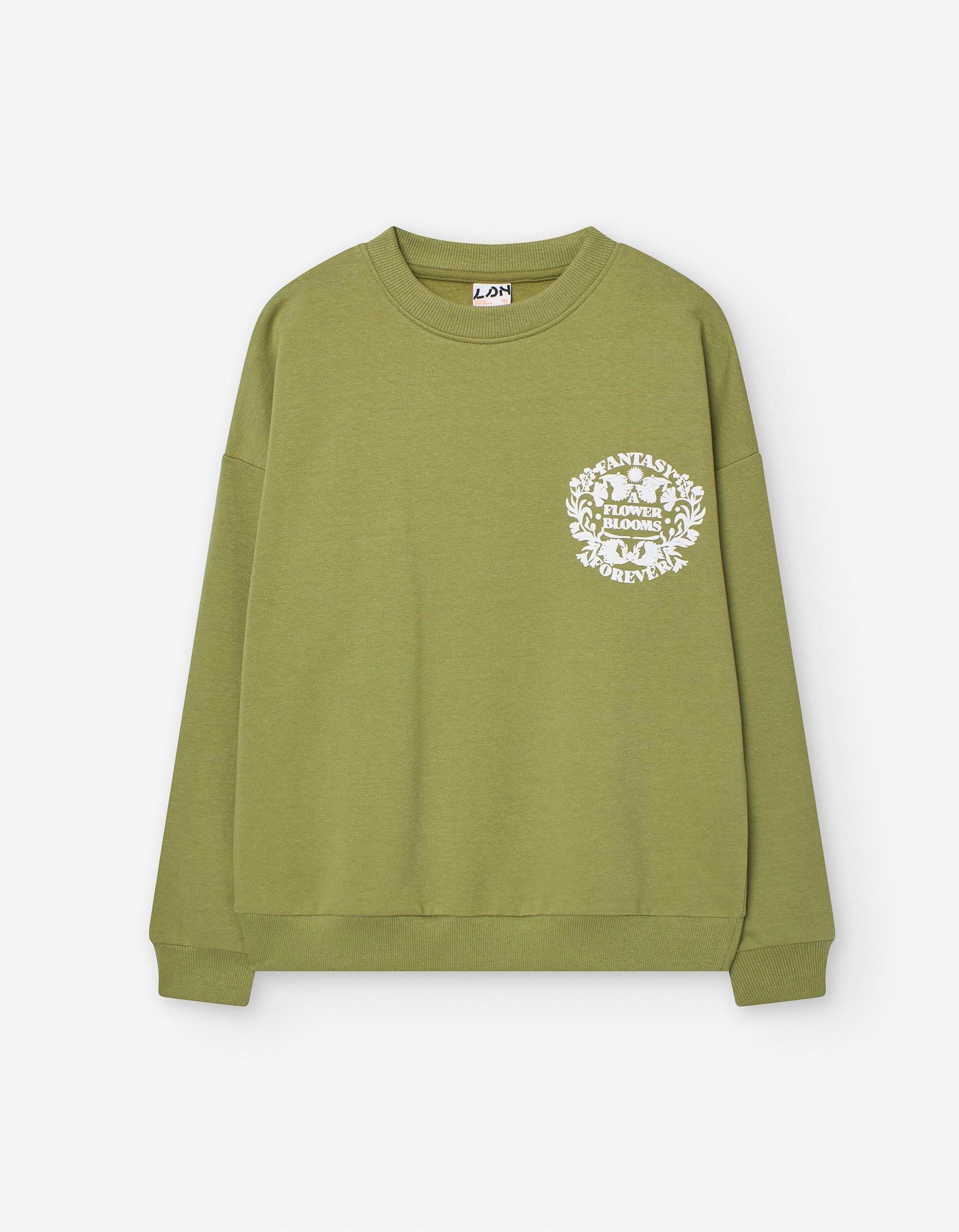 Sweat pour Fille 'Flower Blooms', Vert