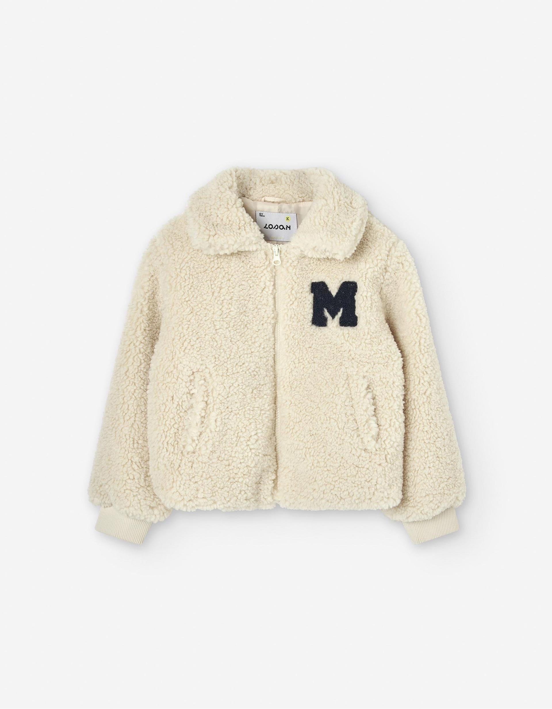 Chaqueta de Sherpa para Niña, Beige