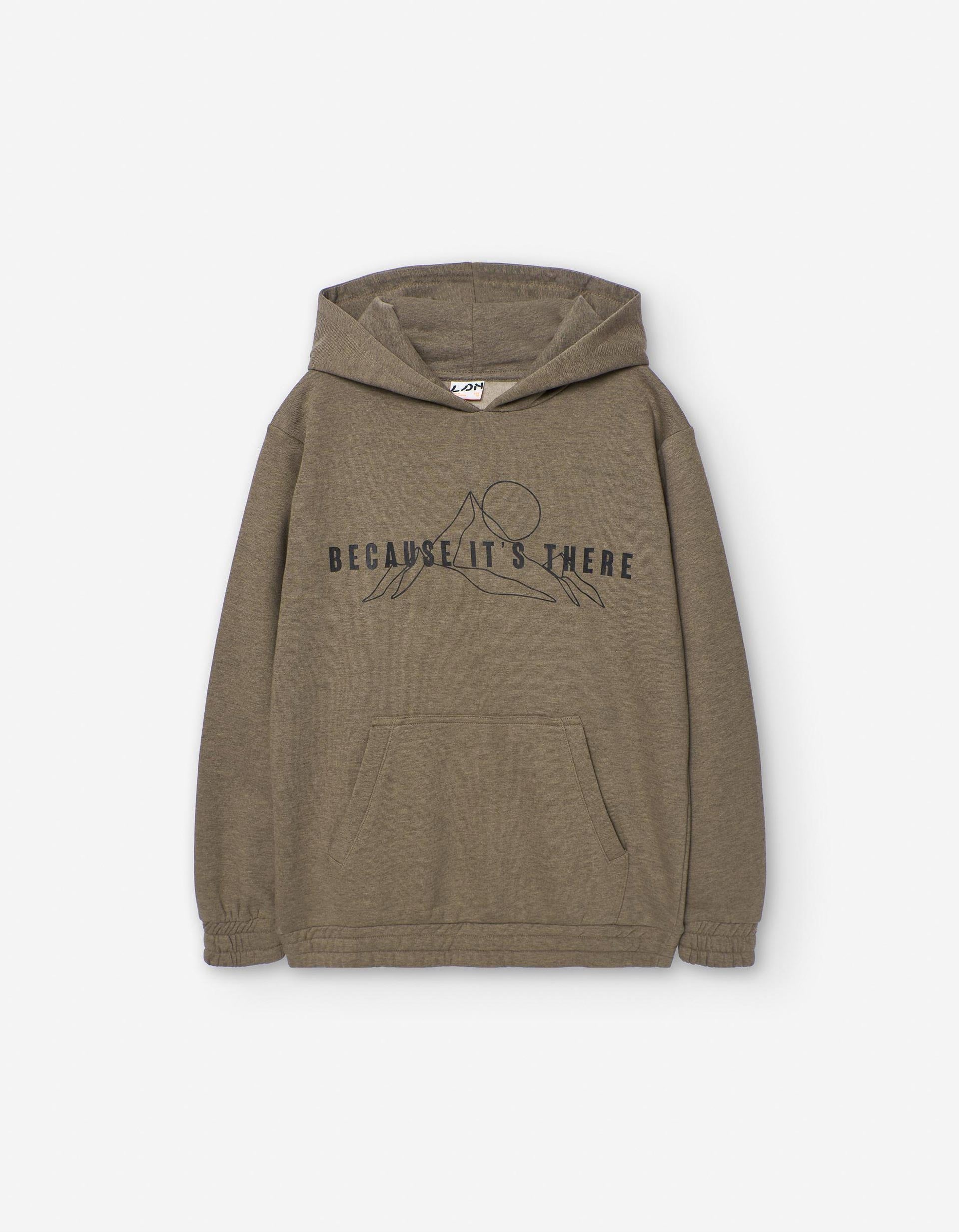 Sweat à Capuche pour Garçon 'Because', Marron