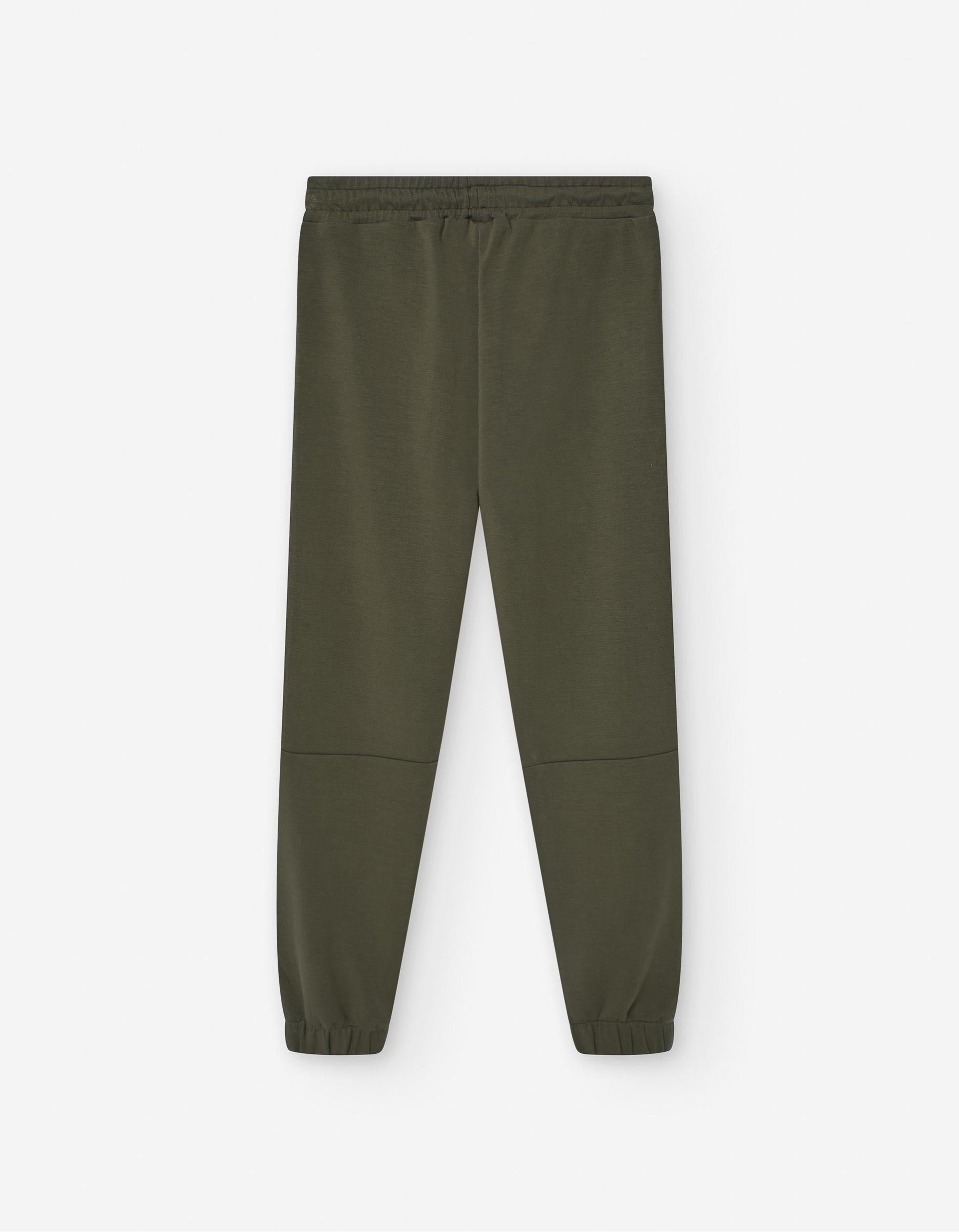 Calças Joggers com Faixas Lateais para Menino, Verde