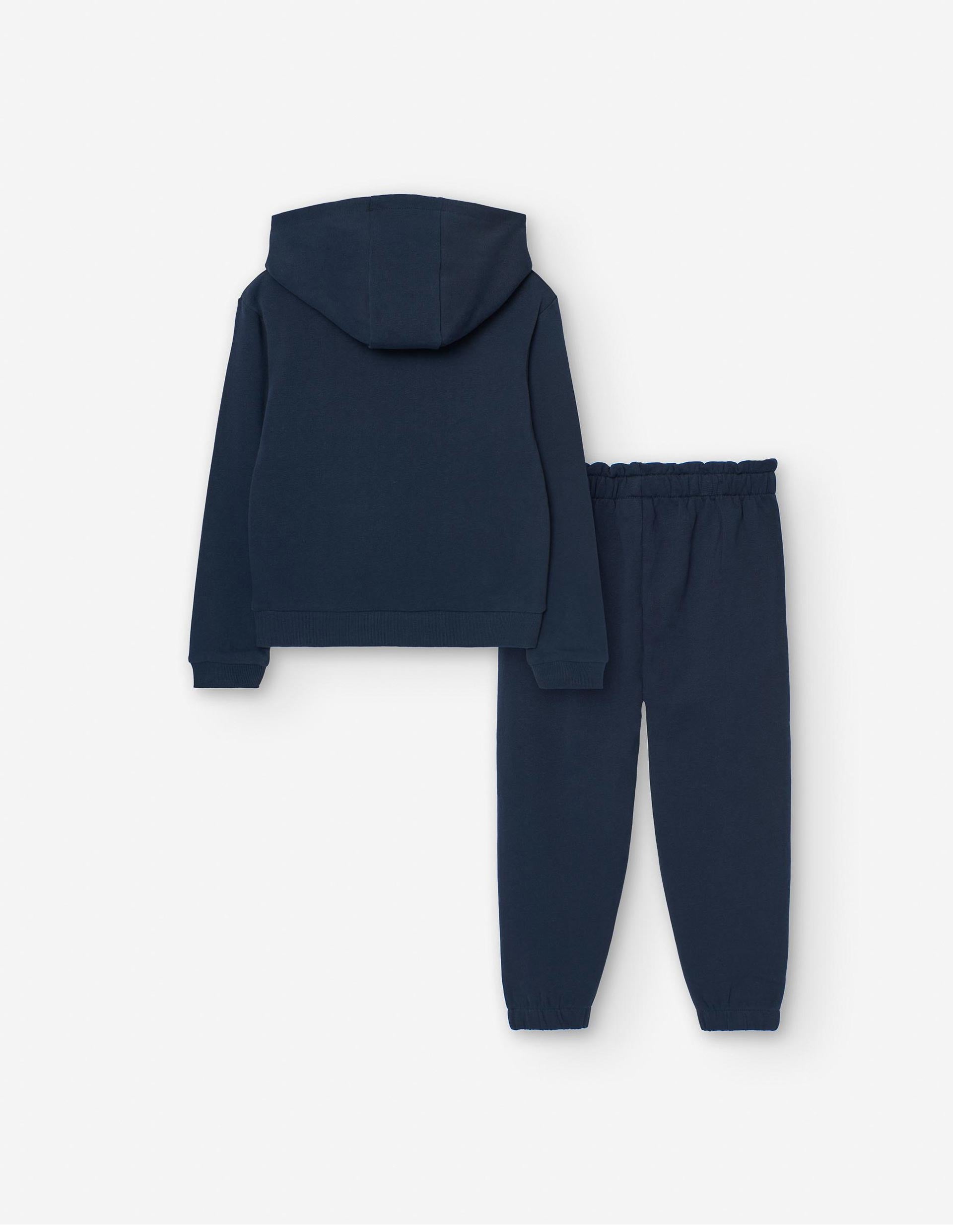 Conjunto de Sweat + Calças para Menina, Azul