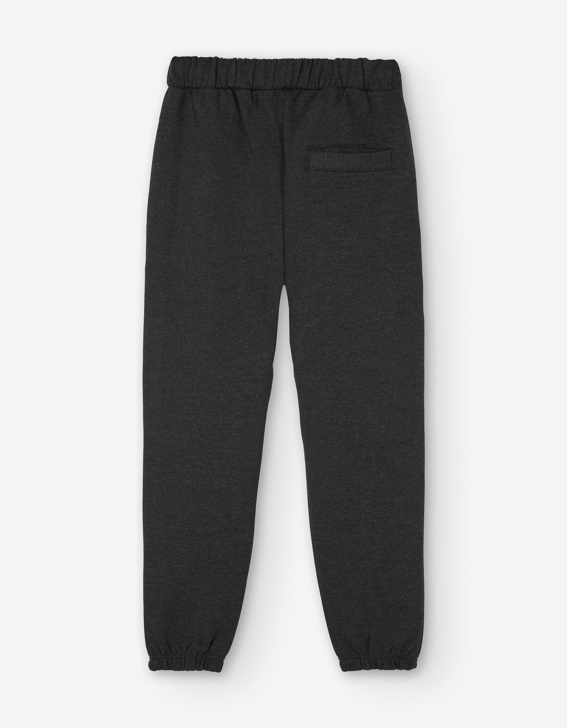 Brushed joggers with drawstring and pockets for boys, dark grey