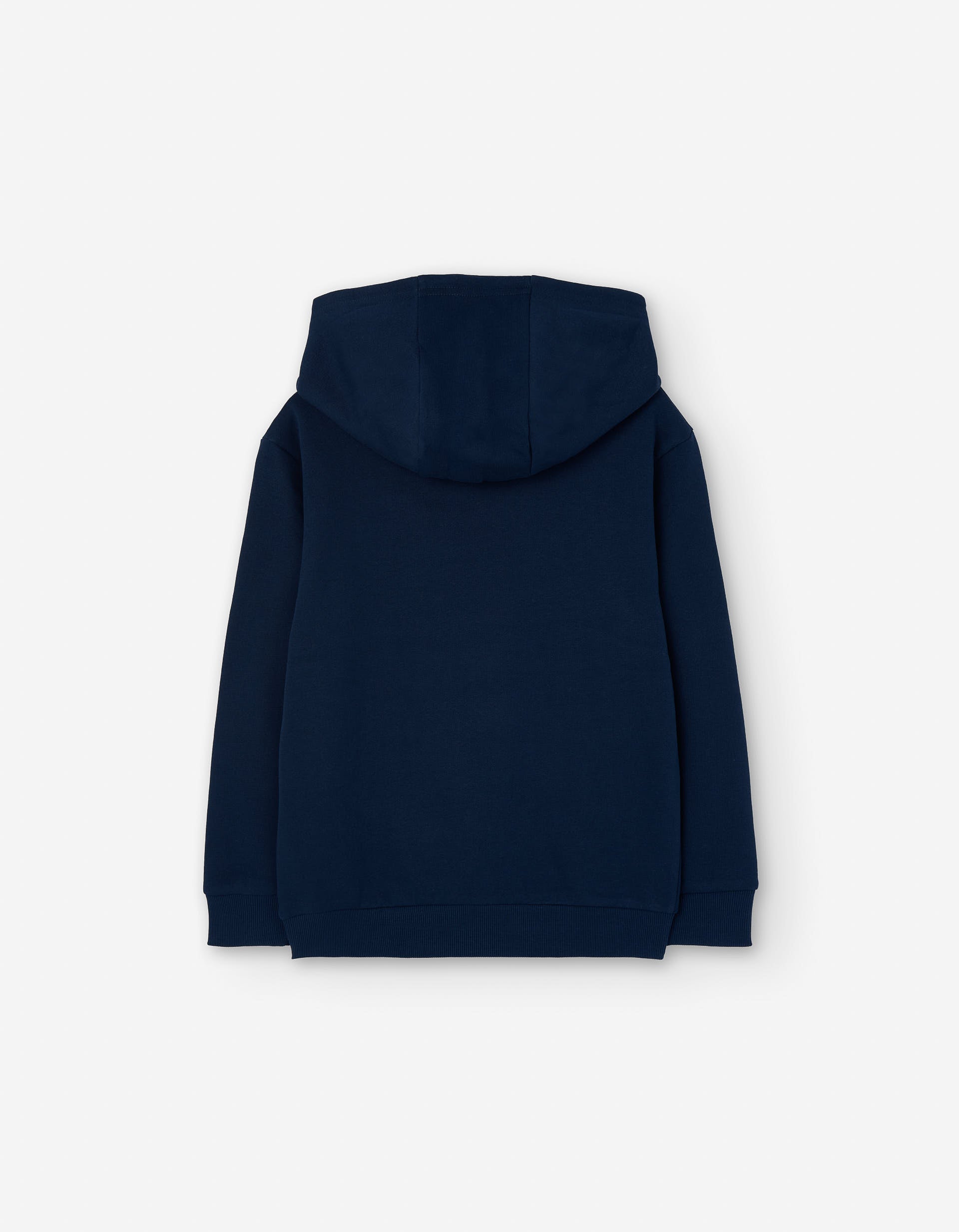 Hooded brushed sweatshirt with Spider-Man print for boys, dark blue