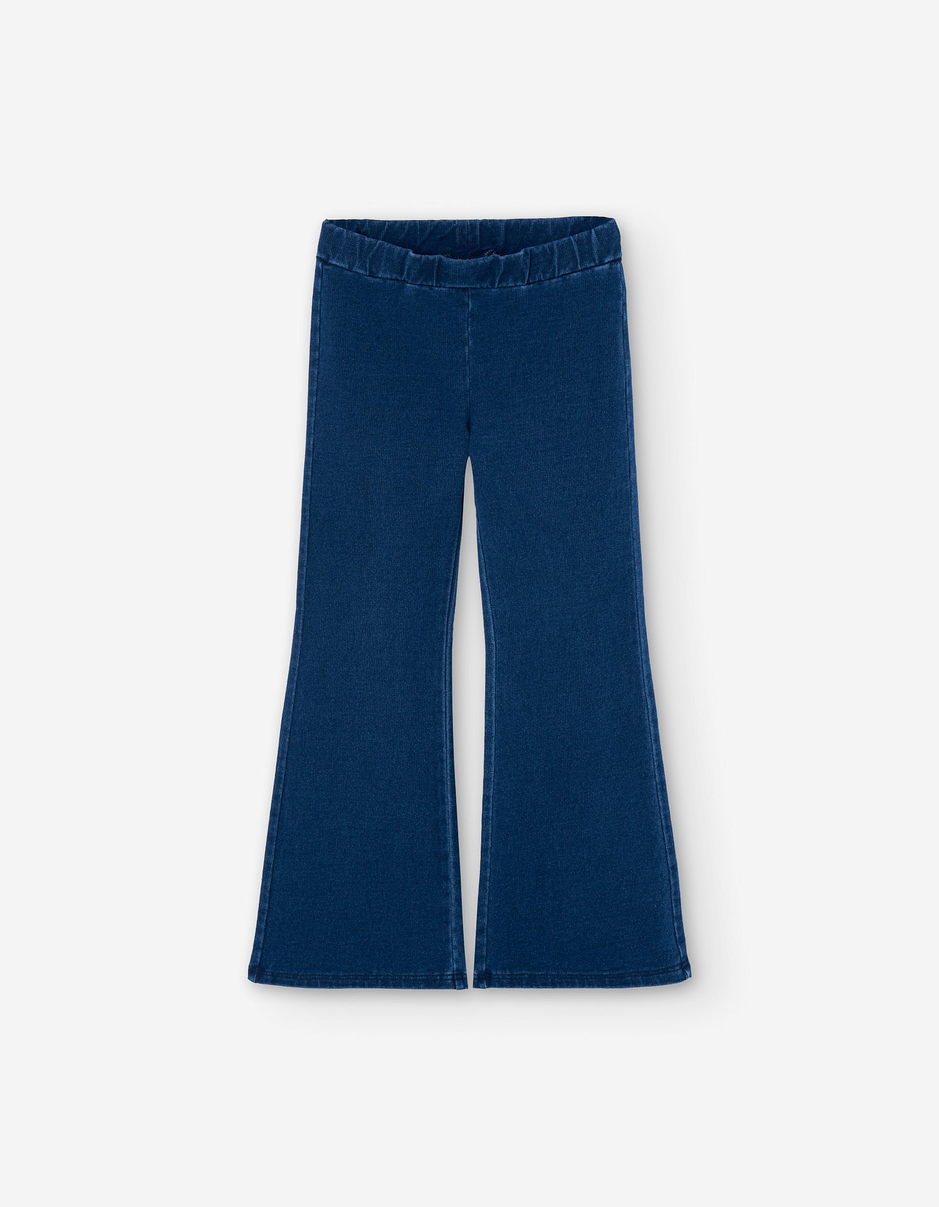 Flared jeggings for girls, blue