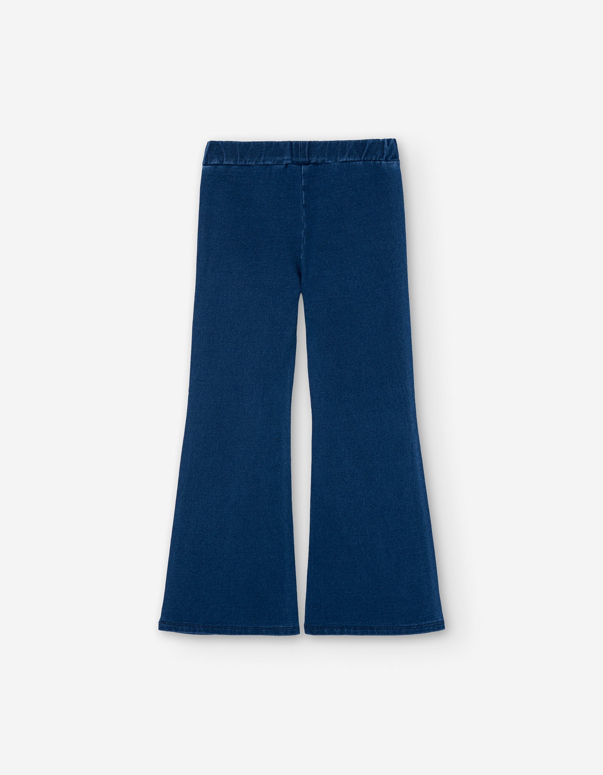 Flared jeggings for girls, blue