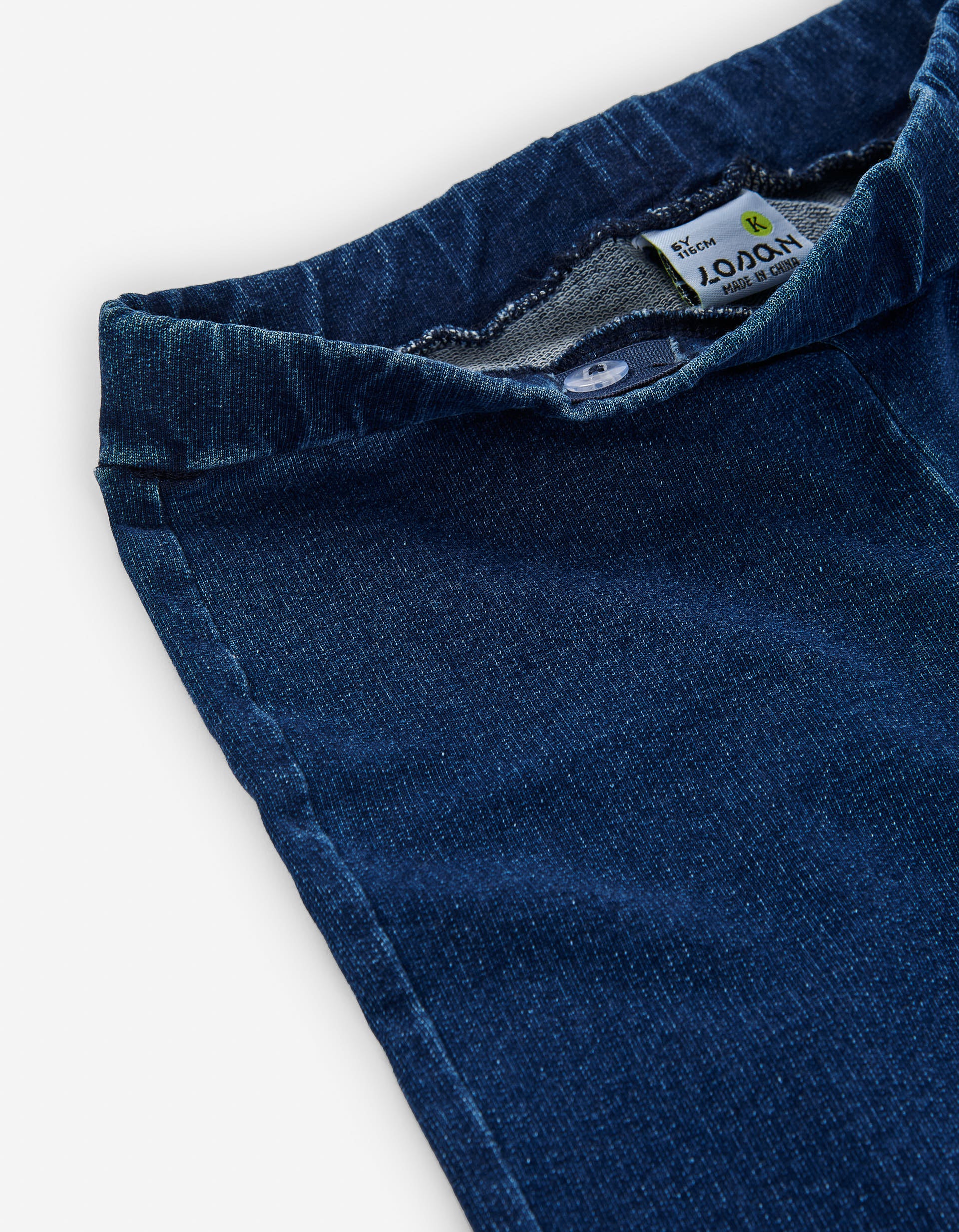 Flared jeggings for girls, blue