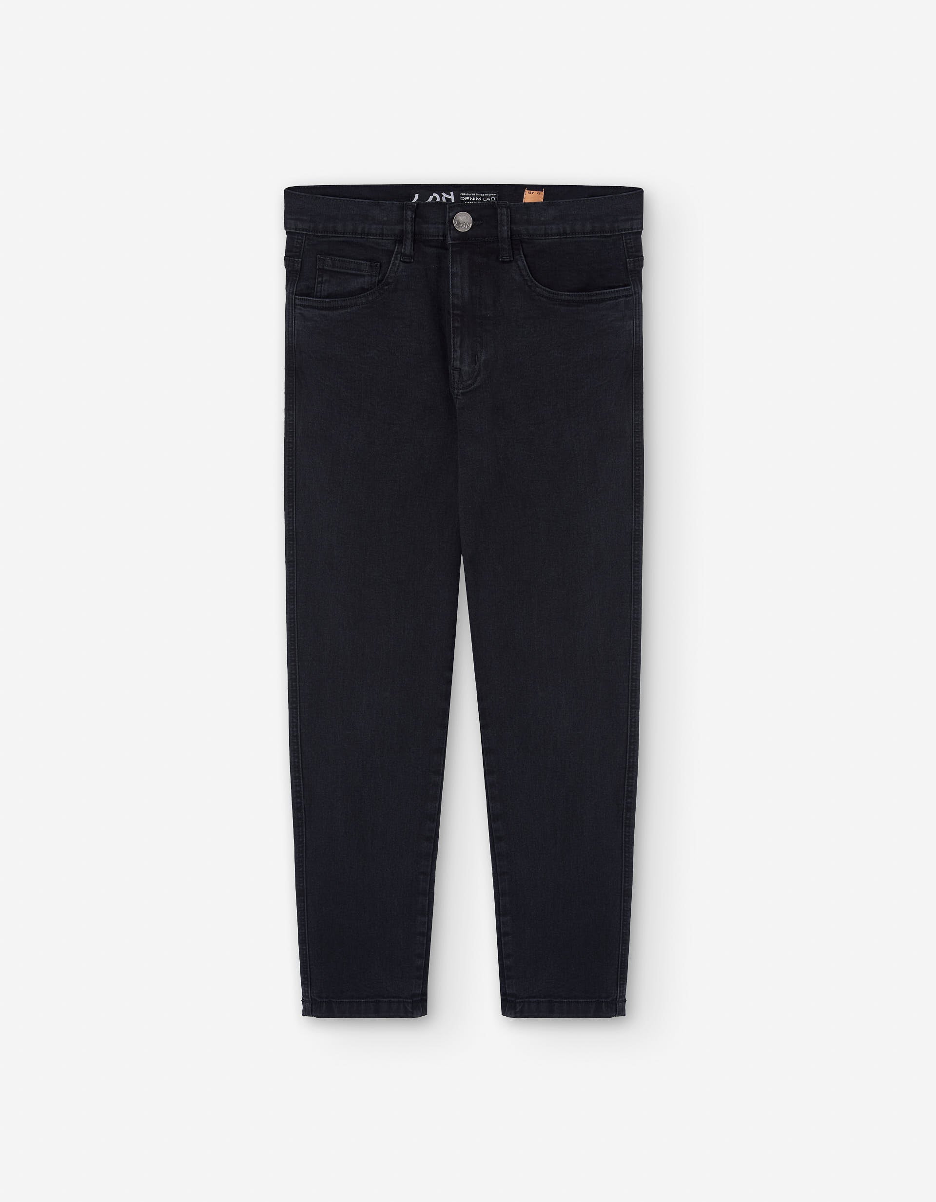 Jeans with a carrot fit for boys, black