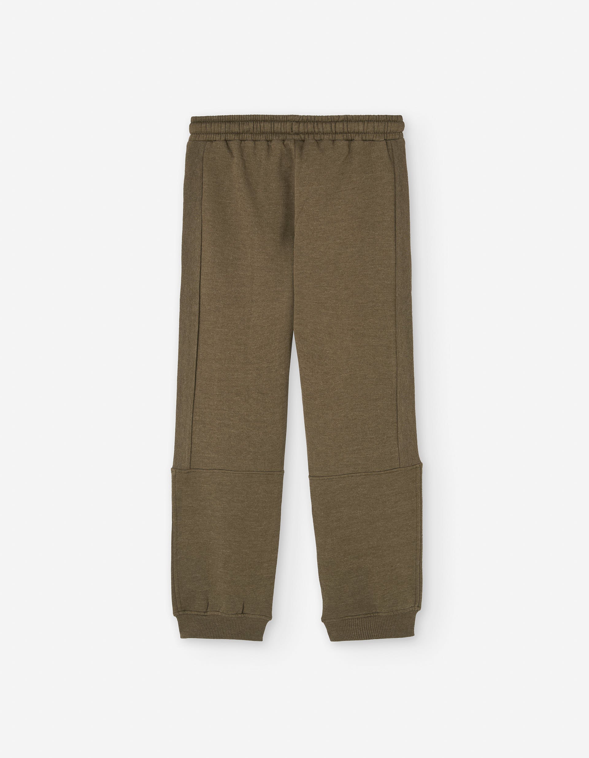 Joggers cardados com cordão e estampado Landmarks para menino, cinza