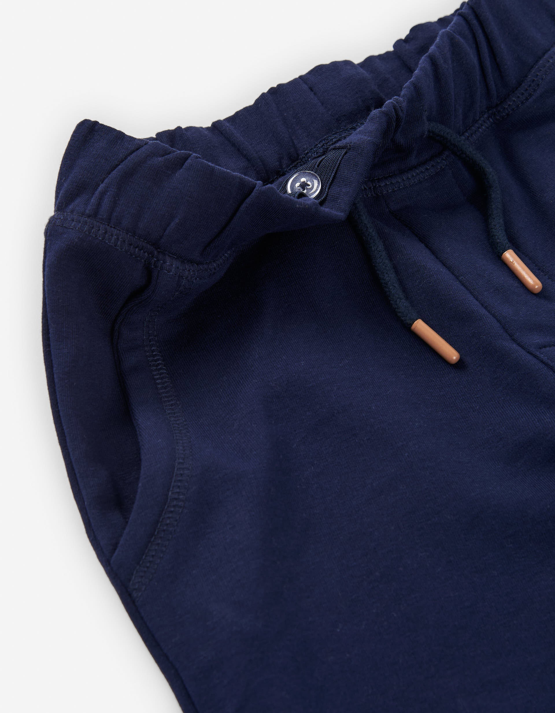 Brushed joggers with Nice Team print for boys, dark blue