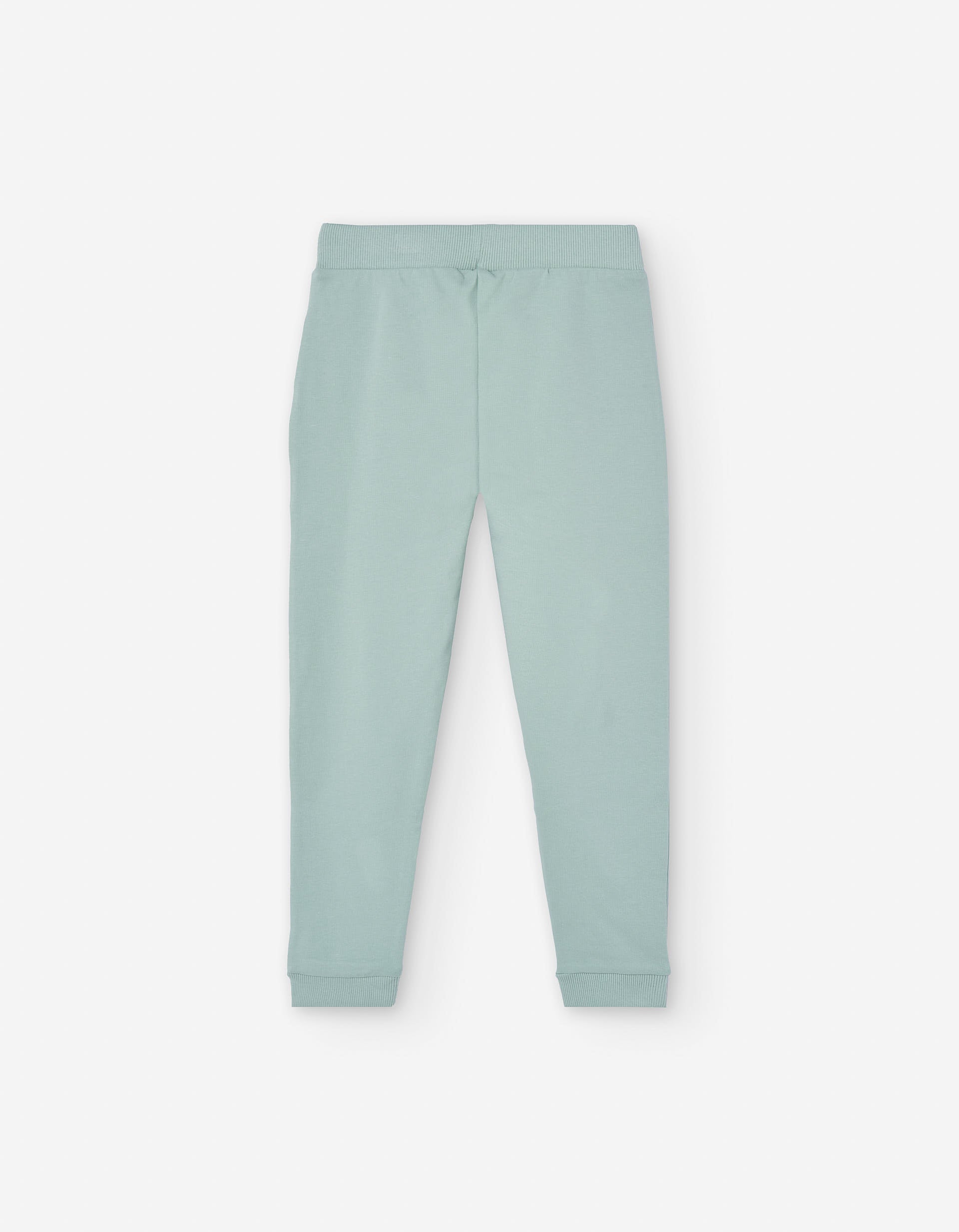 Joggers with functional drawstring for girls, green