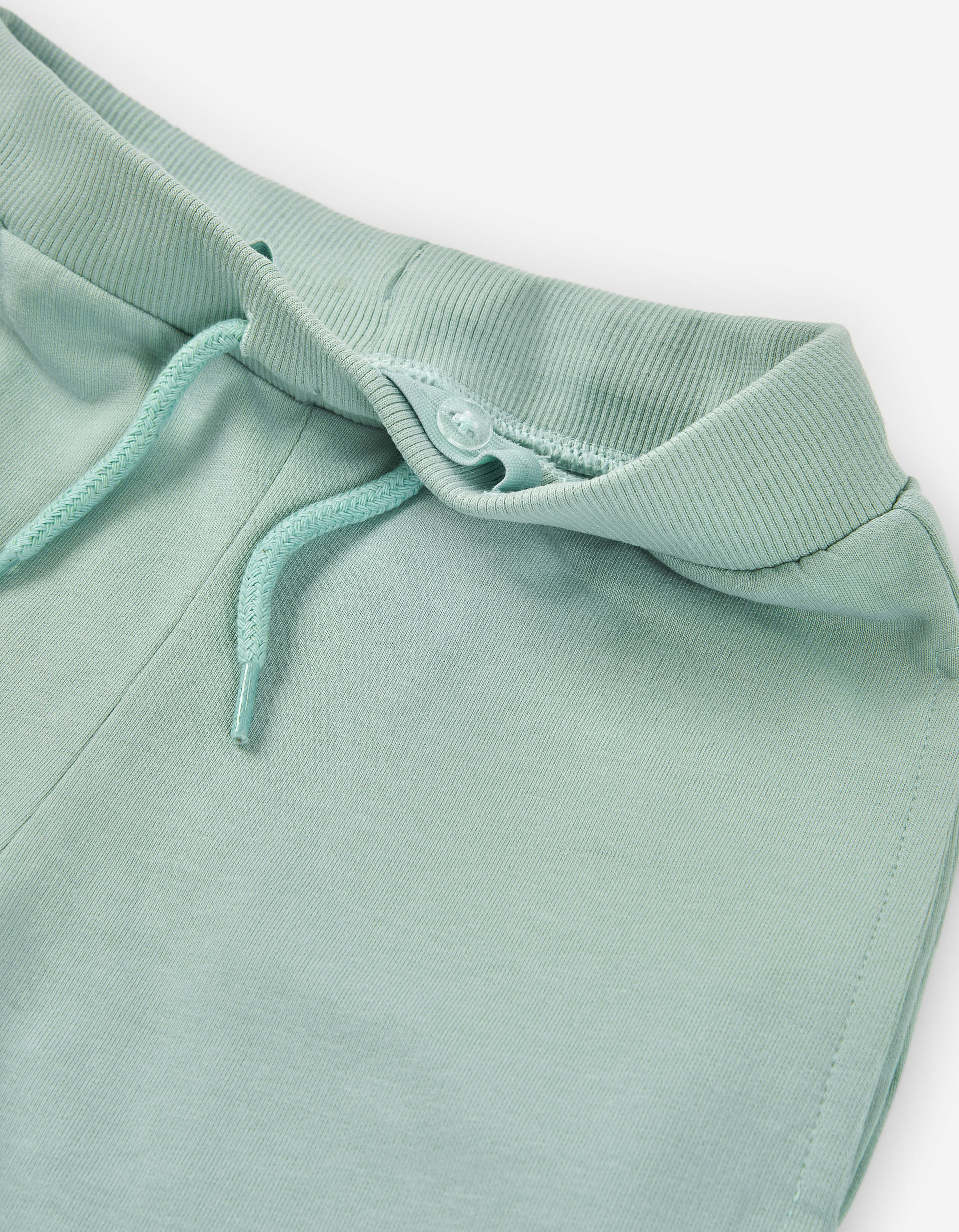 Joggers with functional drawstring for girls, green