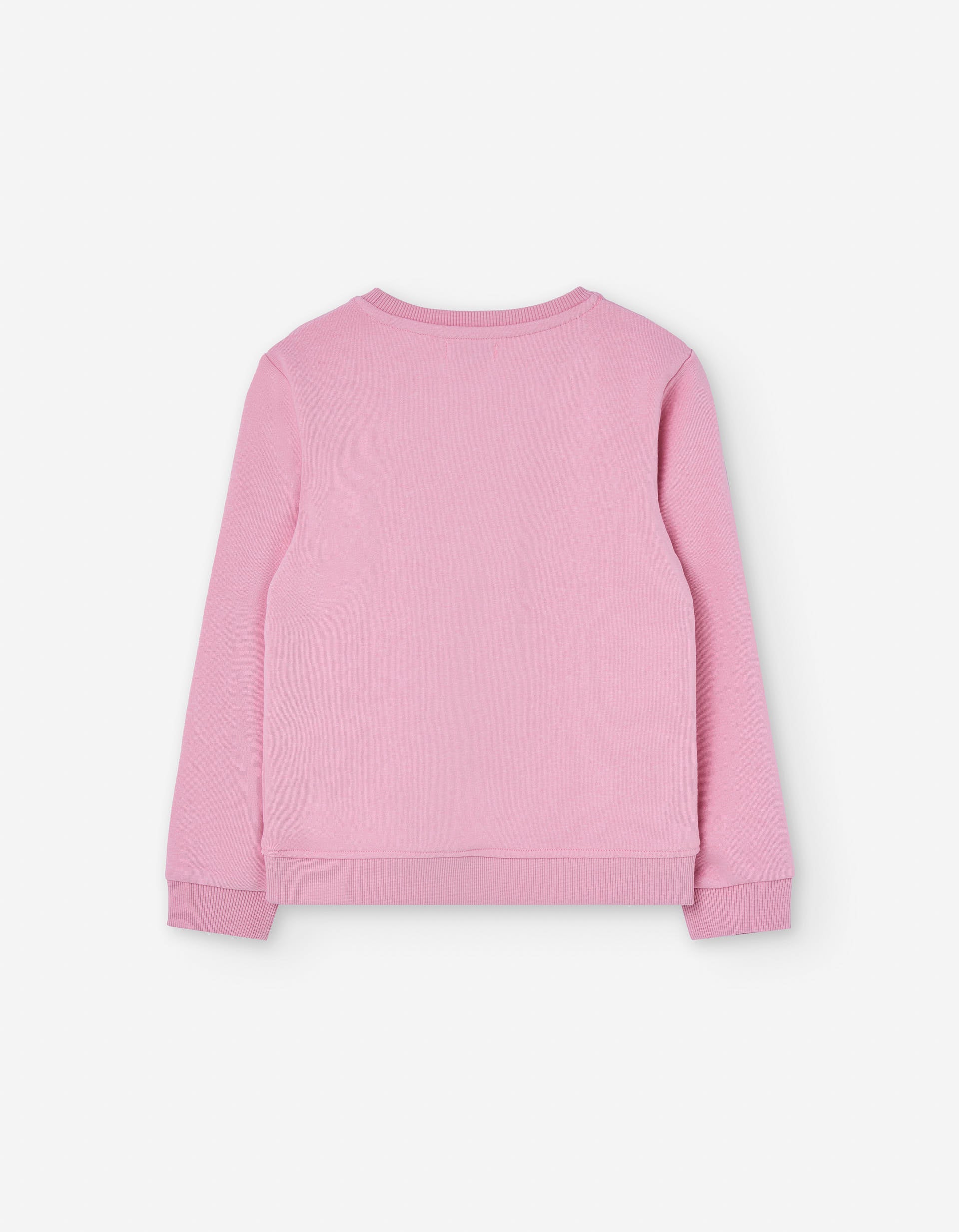 Sweat cardada com estampado de corações para menina, rosa