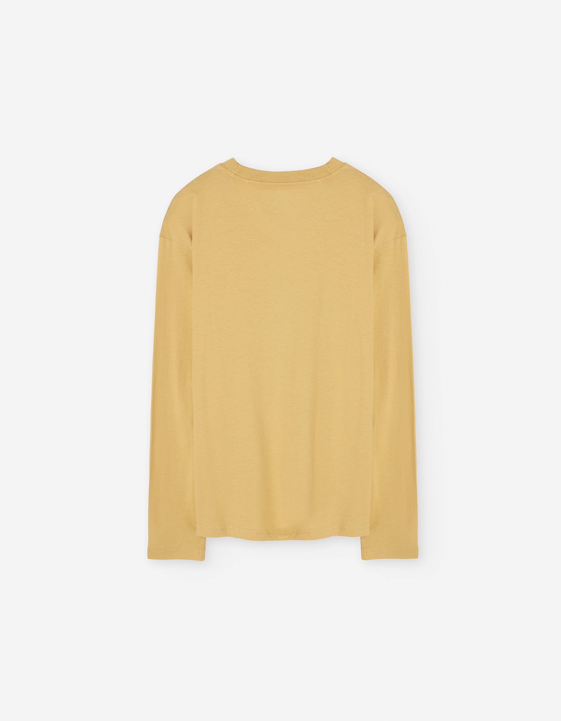 Long sleeve cotton T-shirt with Legacy print for boys, yellow