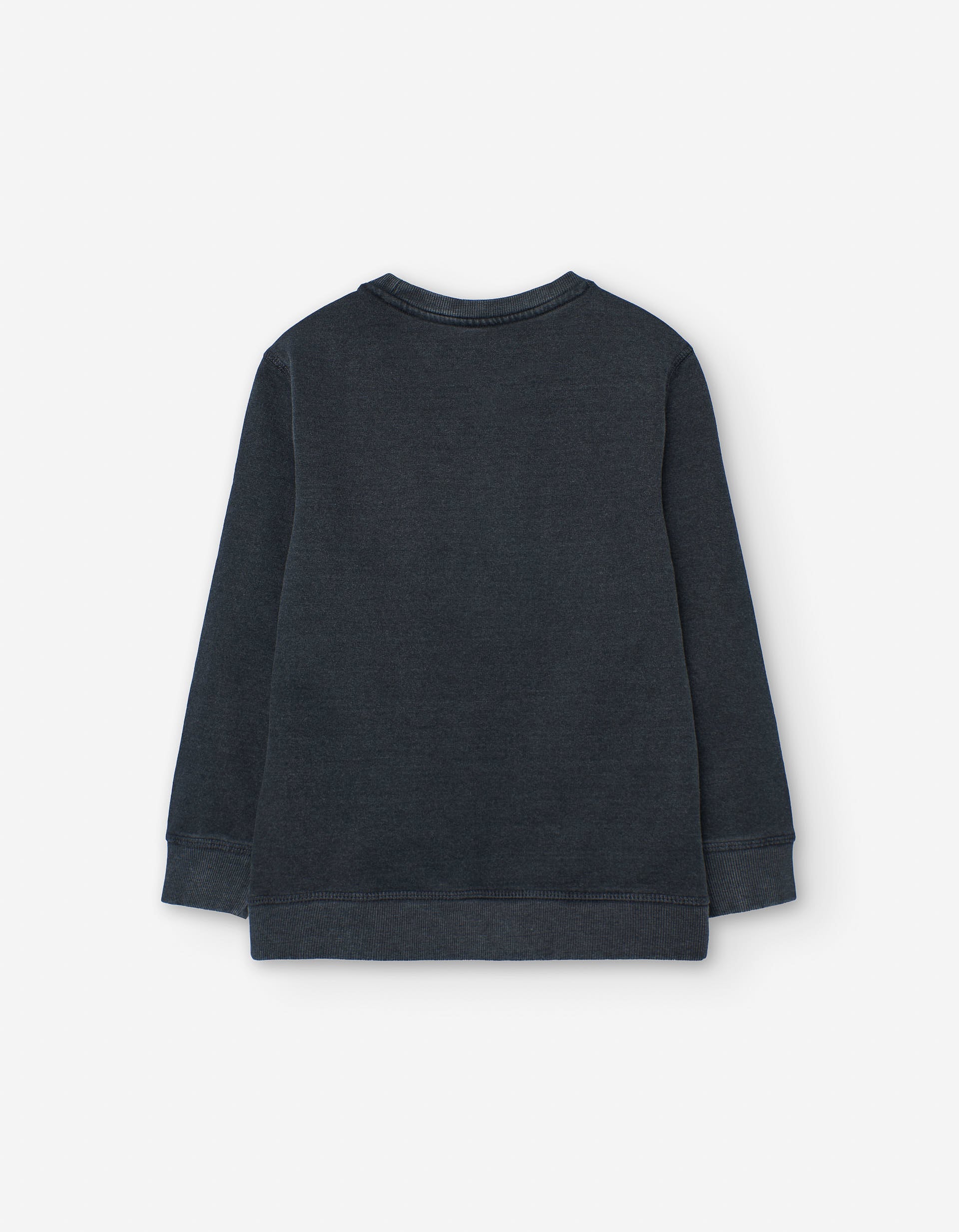 Brushed sweatshirt with Rock embroidery for boys, grey