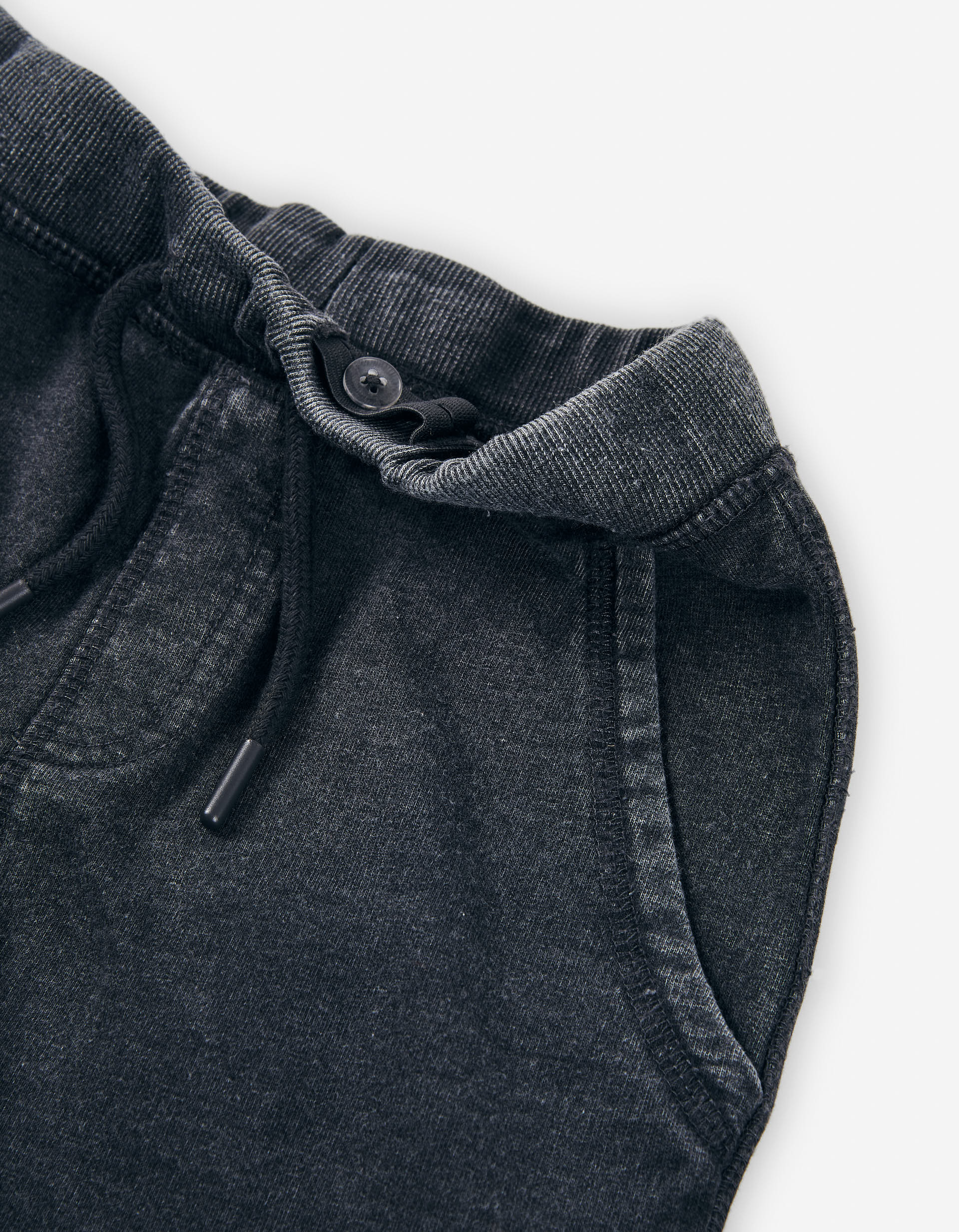 Brushed joggers with Rock Star print for boys, dark grey