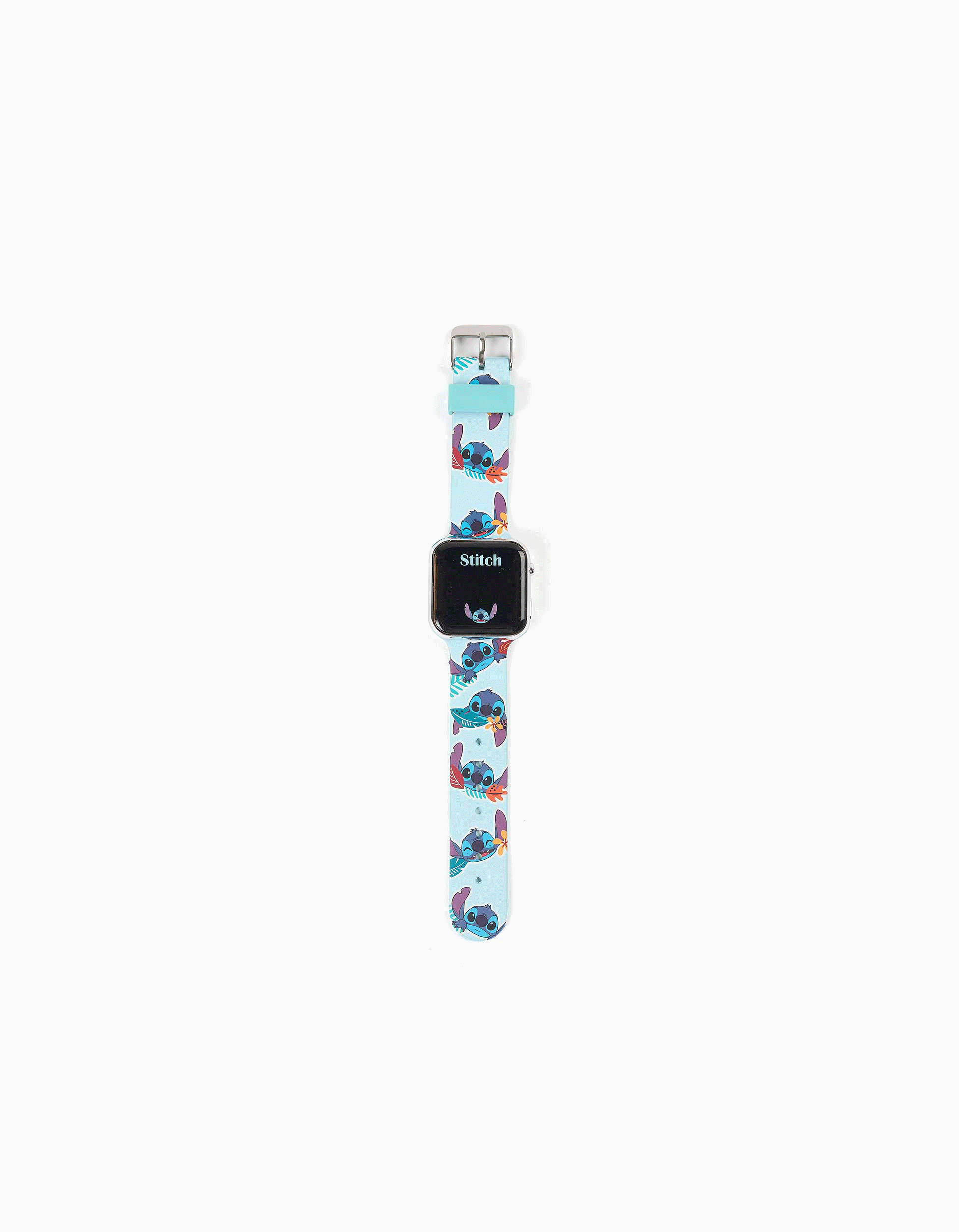 LED watch with Stitch print for children, blue