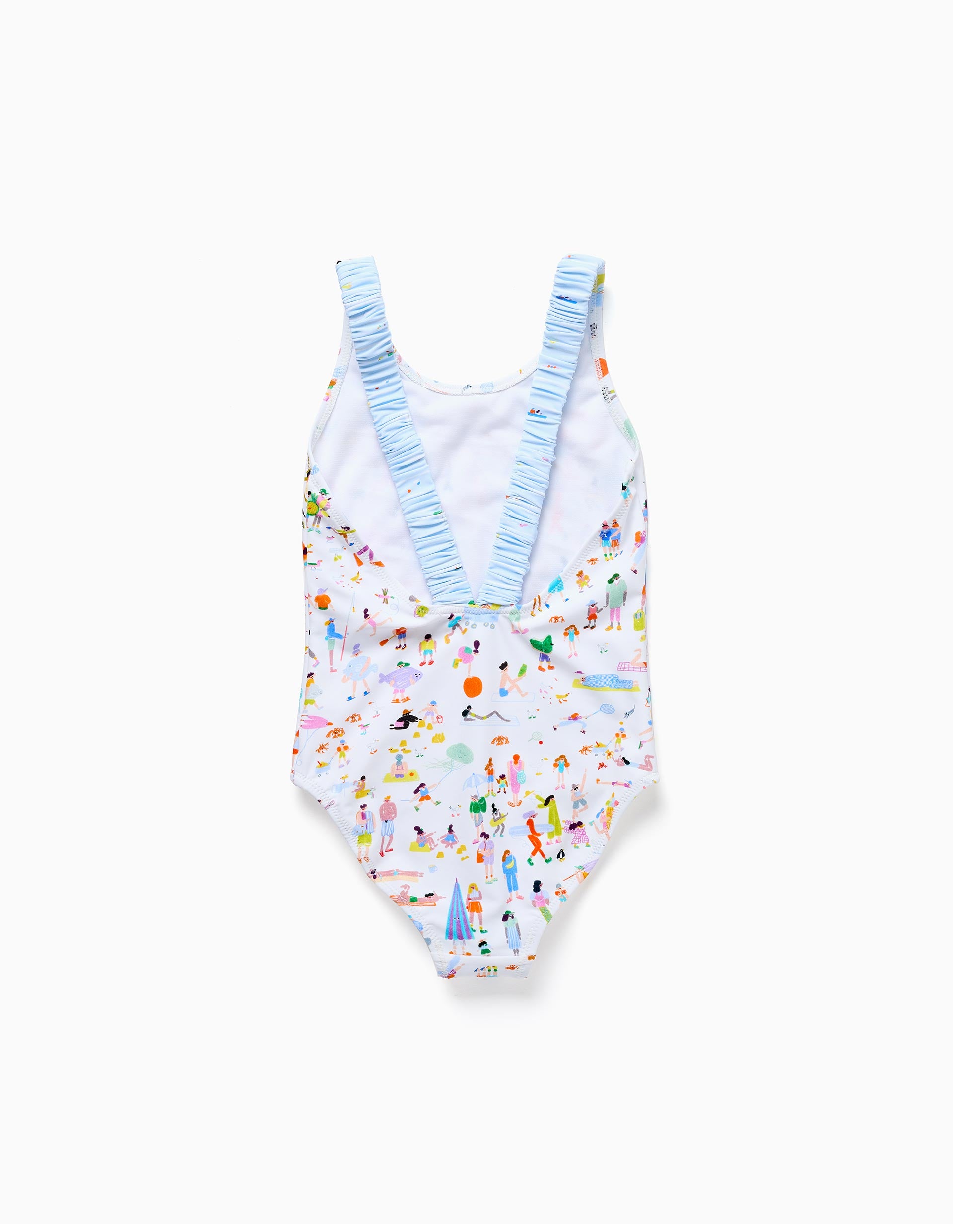 Bañador con estampado Carolina Celas x Zippy para niña, blanco