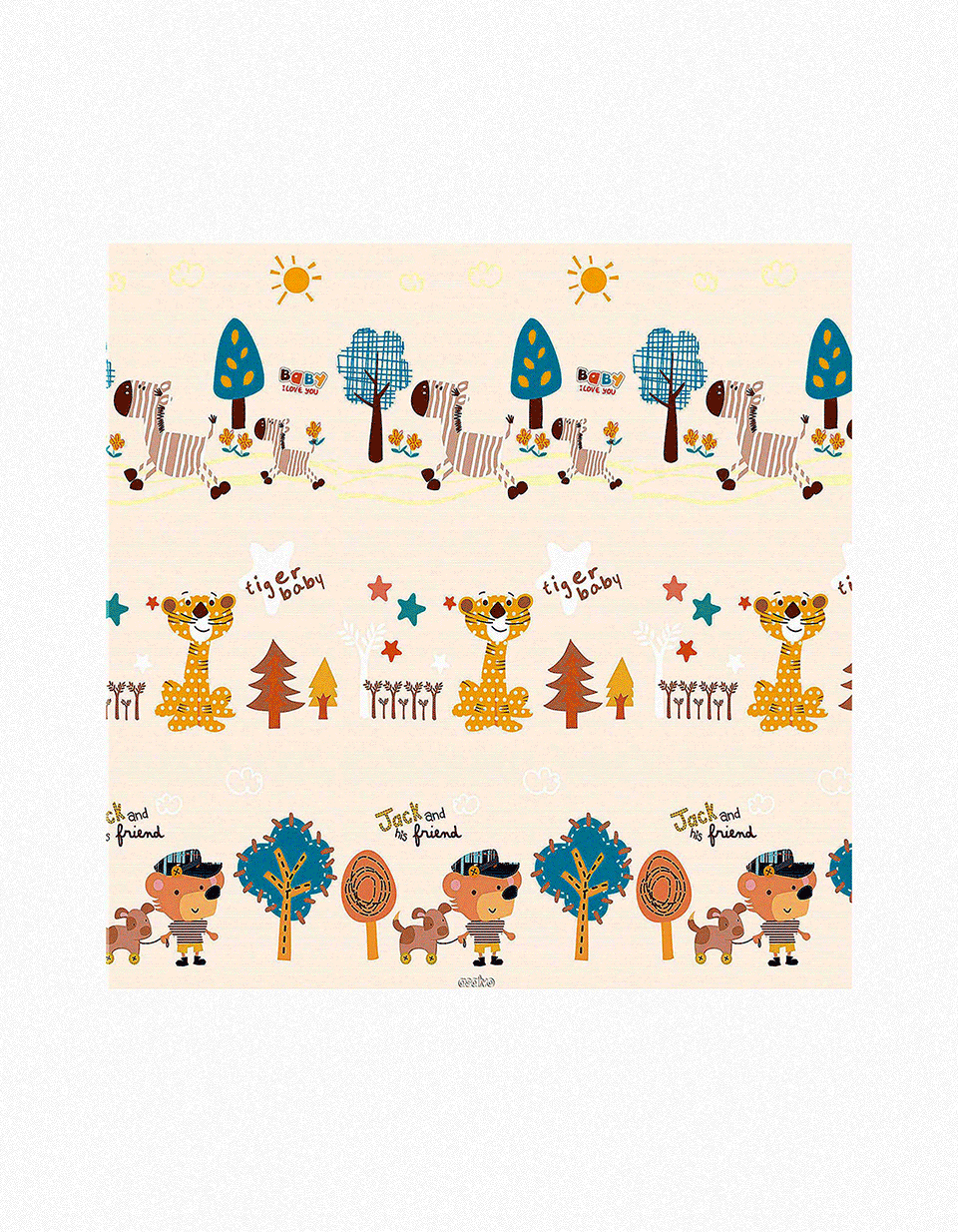 Tapete de Atividades 120x180 cm Asalvo Forest City 0M+