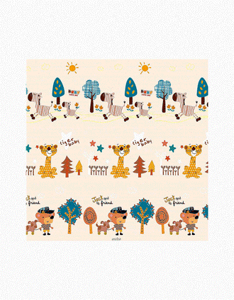 Tapete de Atividades 120x180 cm Asalvo Forest City 0M+