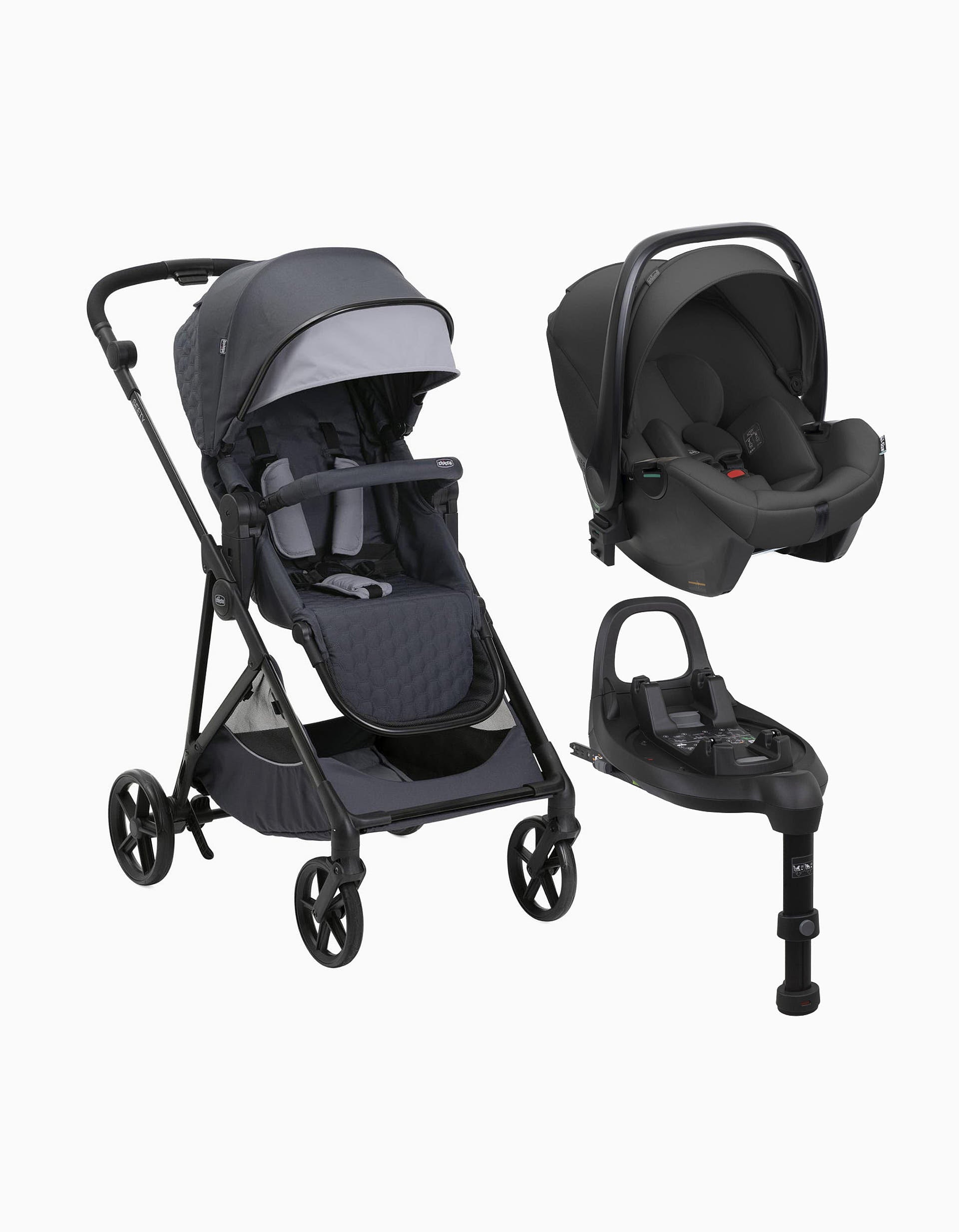 Street Set 3 Pcs Chicco Seety Boston, Grey